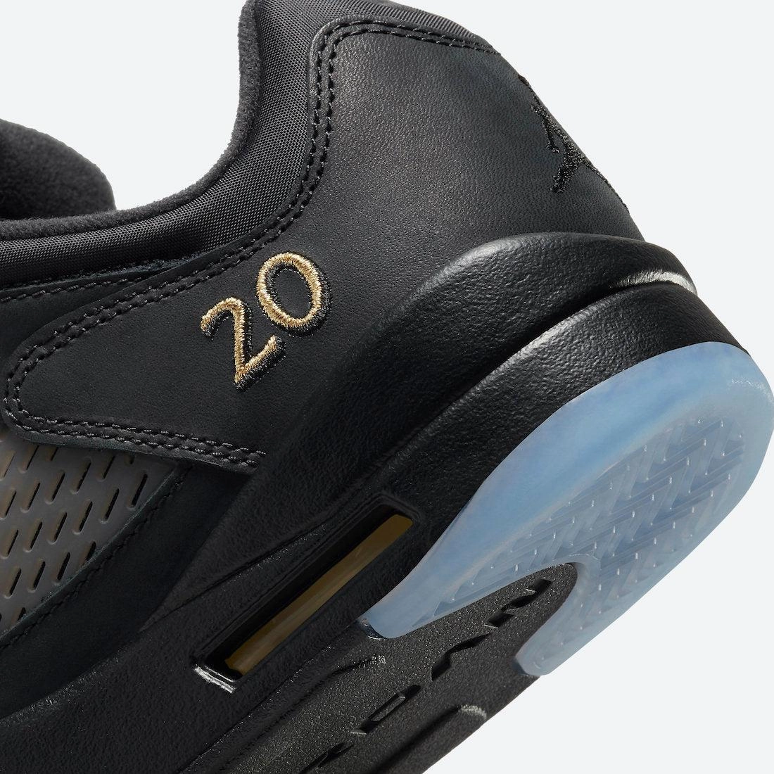 (Men's) Air Jordan 5 Retro Low WF 'Wings Class of 2020-2021' (2021) DJ1094-001 Air Jordan 5 Mesh Panel Basketball Shoes