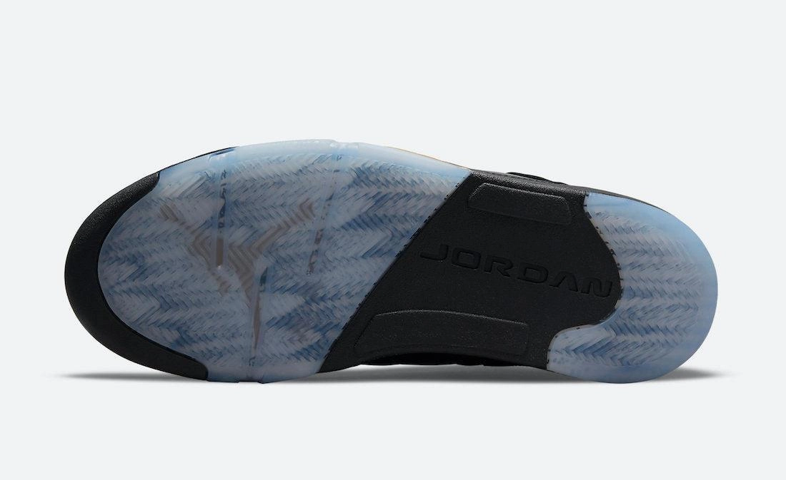 (Men's) Air Jordan 5 Retro Low WF 'Wings Class of 2020-2021' (2021) DJ1094-001 Air Jordan 5 Mesh Panel Basketball Shoes