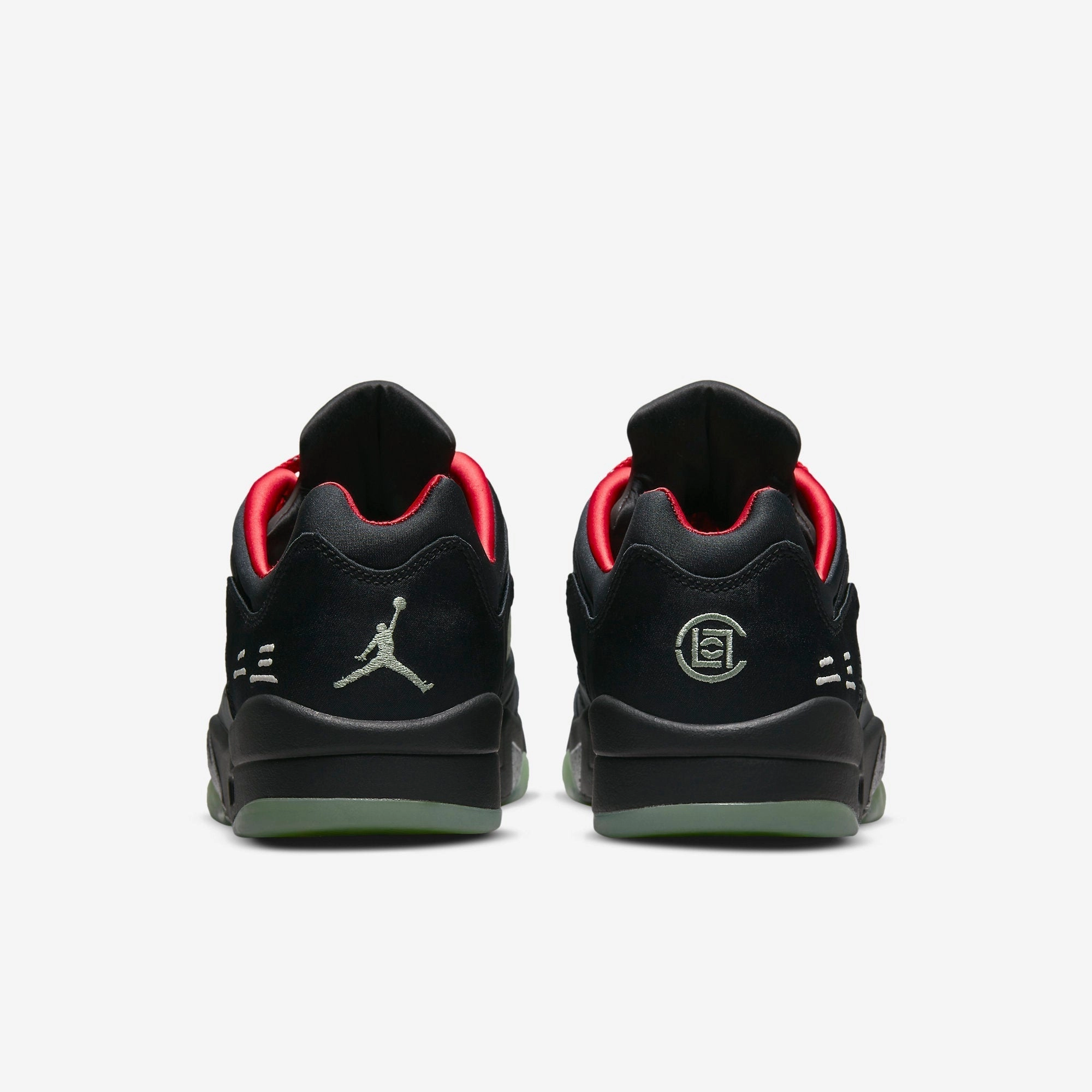 (Men's) Air Jordan 5 Retro Low x CLOT 'Classic Jade' (2022) DM4640-036 Air Jordan 5 Mesh Panel Basketball Shoes