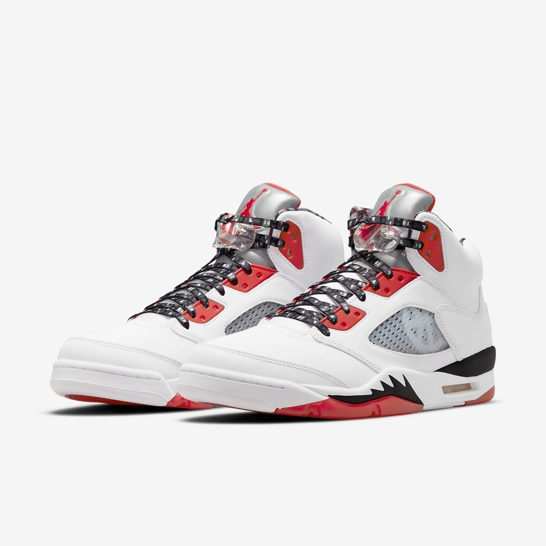 (Men's) Air Jordan 5 Retro Q54 'Quai 54' (2021) DJ7903-106 Air Jordan 5 Mesh Panel Basketball Shoes