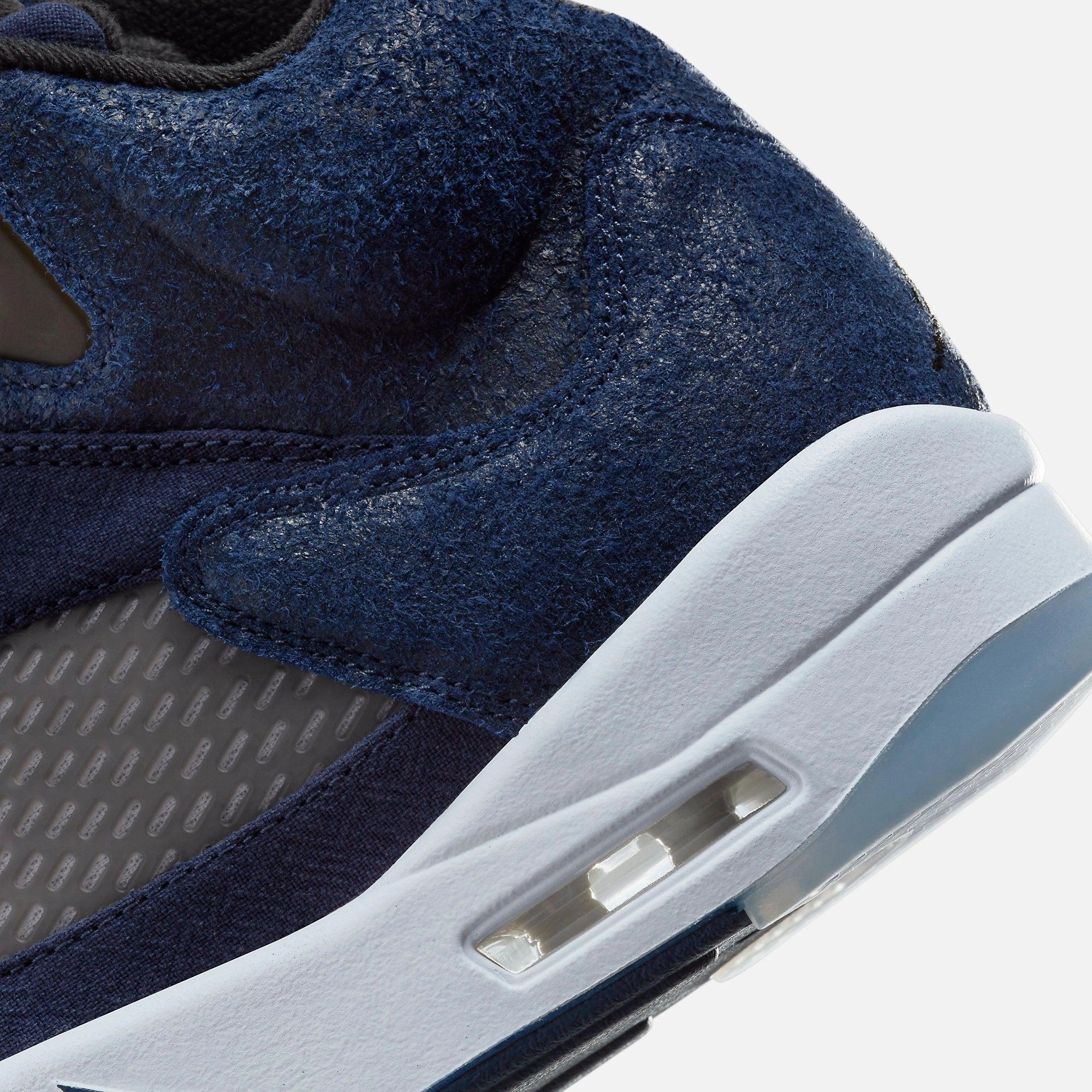 (Men's) Air Jordan 5 Retro SE 'Georgetown Hoyas' (2023) FD6812-400 Air Jordan 5 Mesh Panel Basketball Shoes