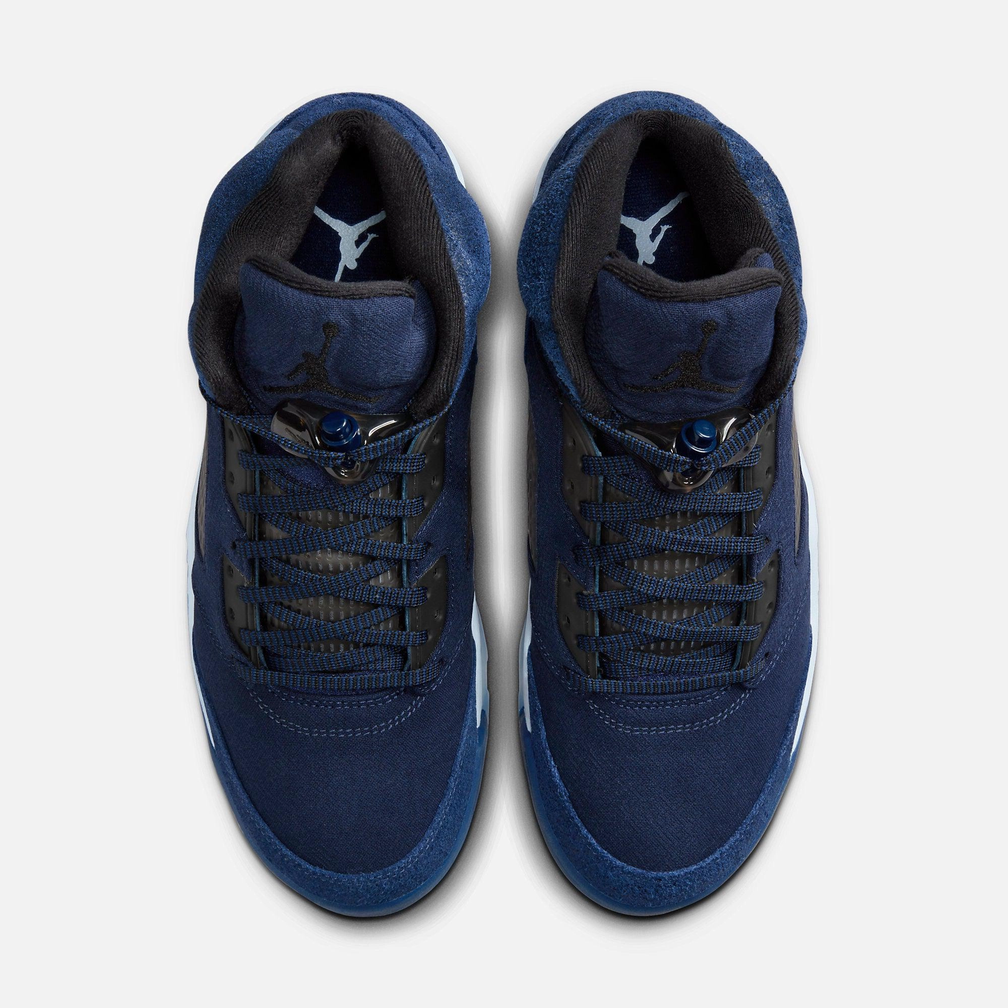 (Men's) Air Jordan 5 Retro SE 'Georgetown Hoyas' (2023) FD6812-400 Air Jordan 5 Mesh Panel Basketball Shoes