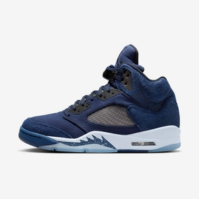 (Men's) Air Jordan 5 Retro SE 'Georgetown Hoyas' (2023) FD6812-400 Air Jordan 5 shoes with mesh panel details