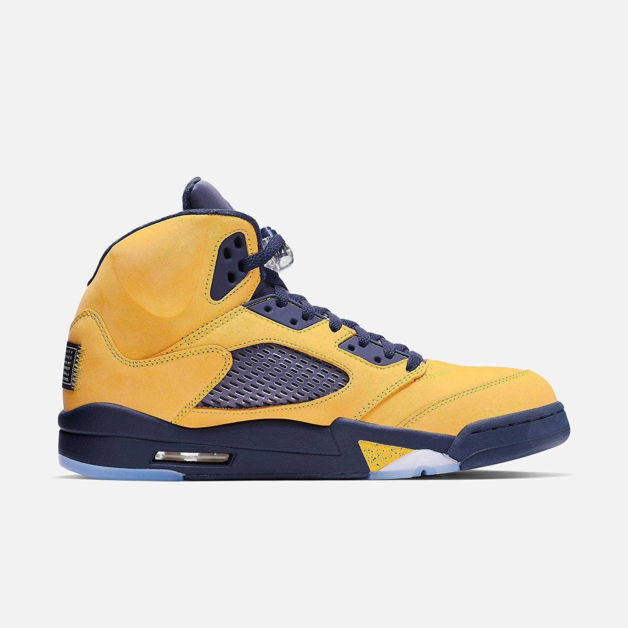 (Men's) Air Jordan 5 Retro SE 'Michigan Wolverines' (2019) CQ9541-704 Air Jordan 5 Mesh Panel Basketball Shoes