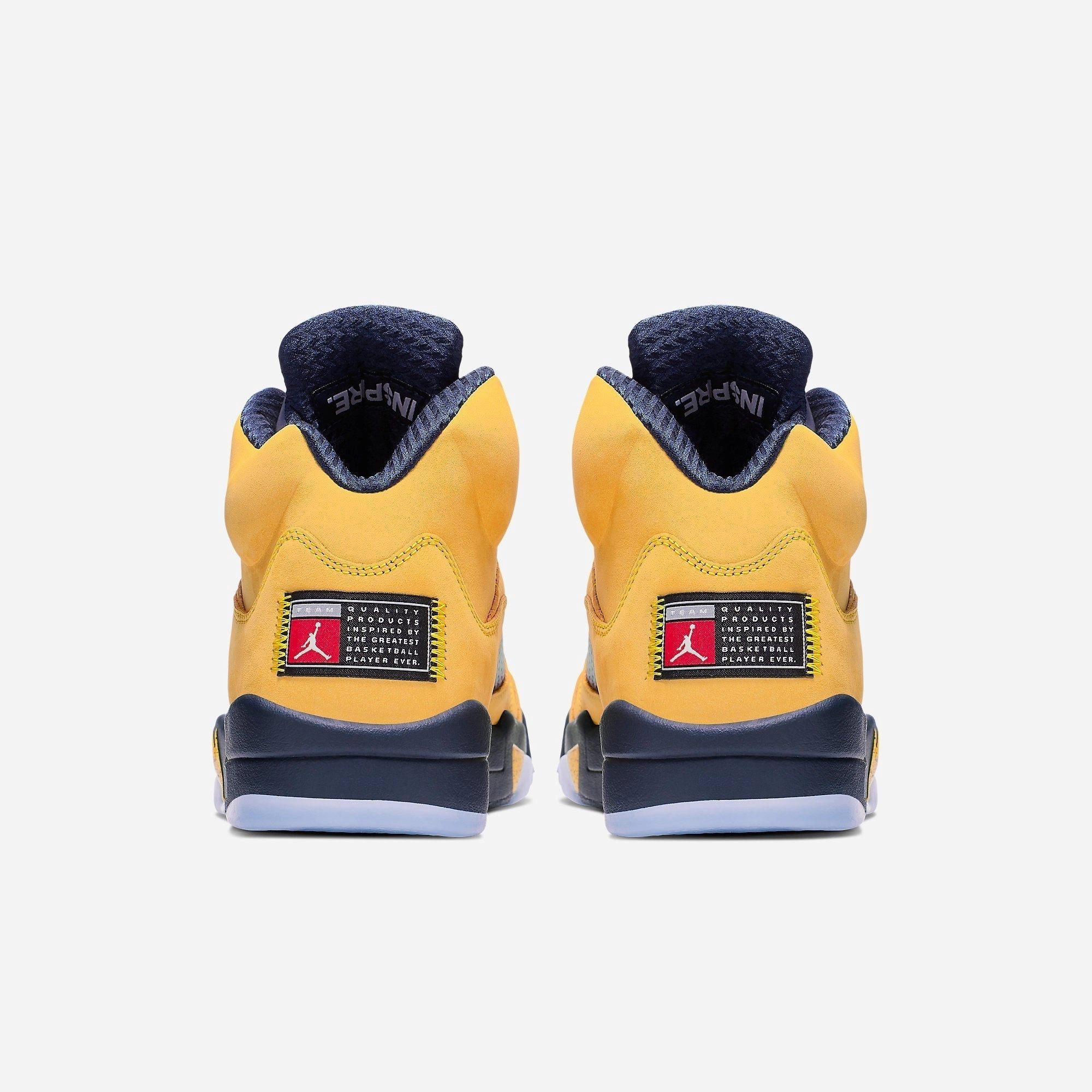 (Men's) Air Jordan 5 Retro SE 'Michigan Wolverines' (2019) CQ9541-704 Air Jordan 5 Mesh Panel Basketball Shoes