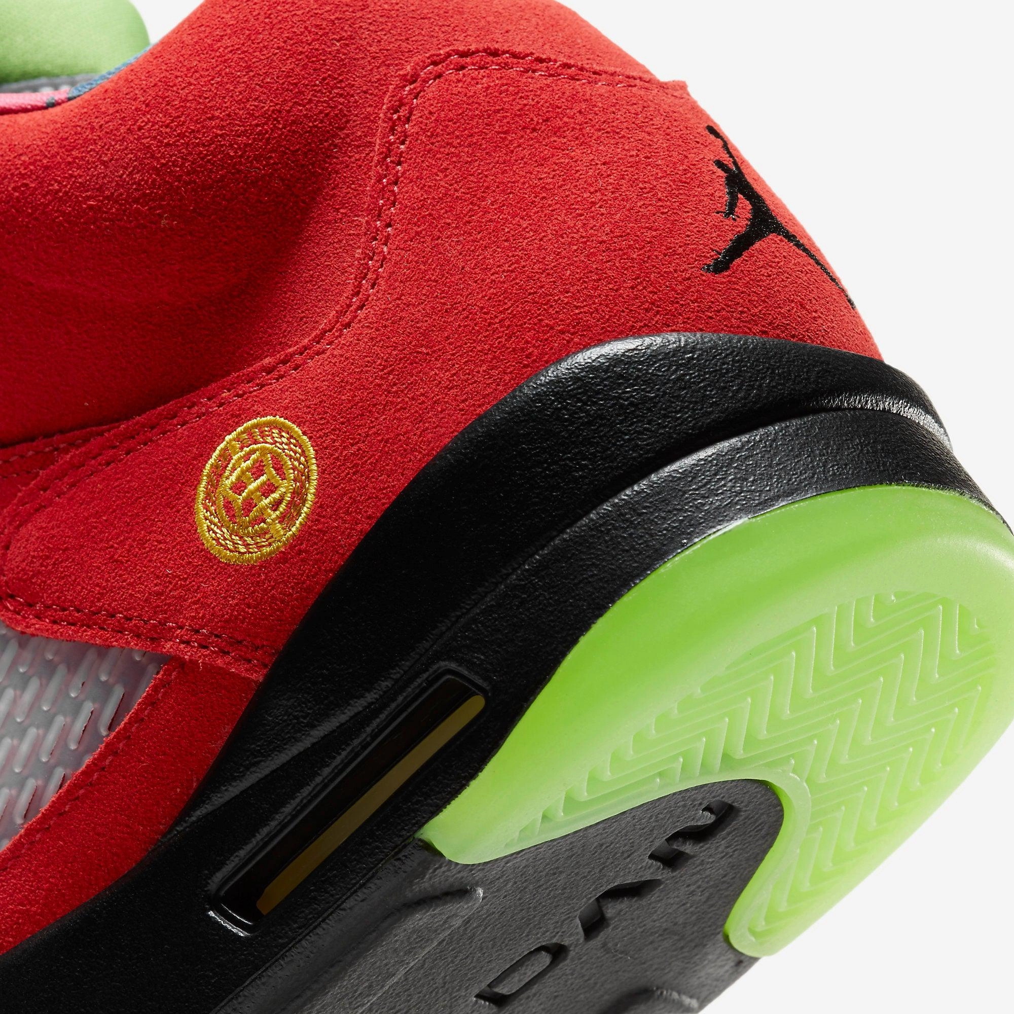 (Men's) Air Jordan 5 Retro SE 'What The' (2020) CZ5725-700 Air Jordan 5 Mesh Panel Basketball Shoes
