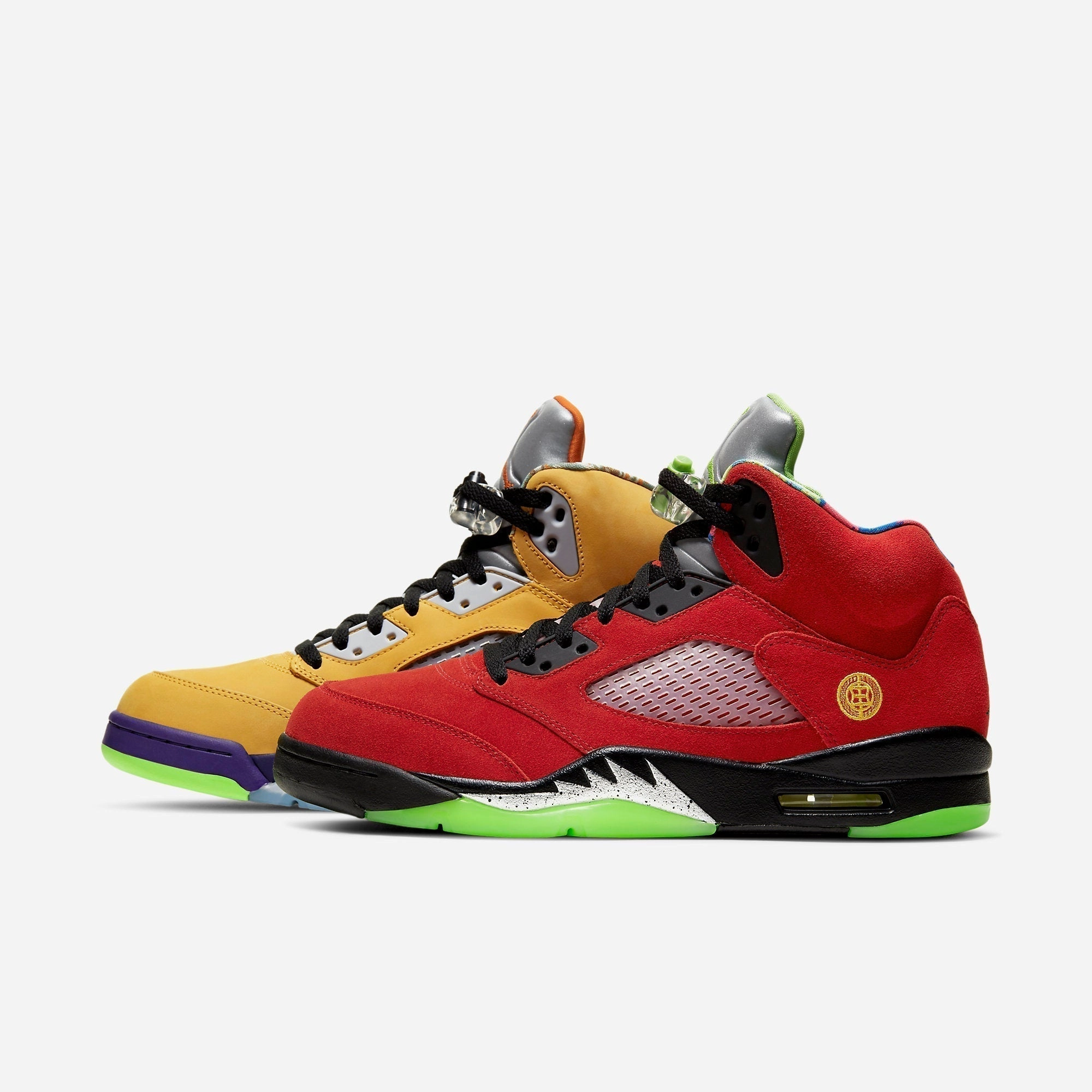 (Men's) Air Jordan 5 Retro SE 'What The' (2020) CZ5725-700 Air Jordan 5 shoes with mesh panel details