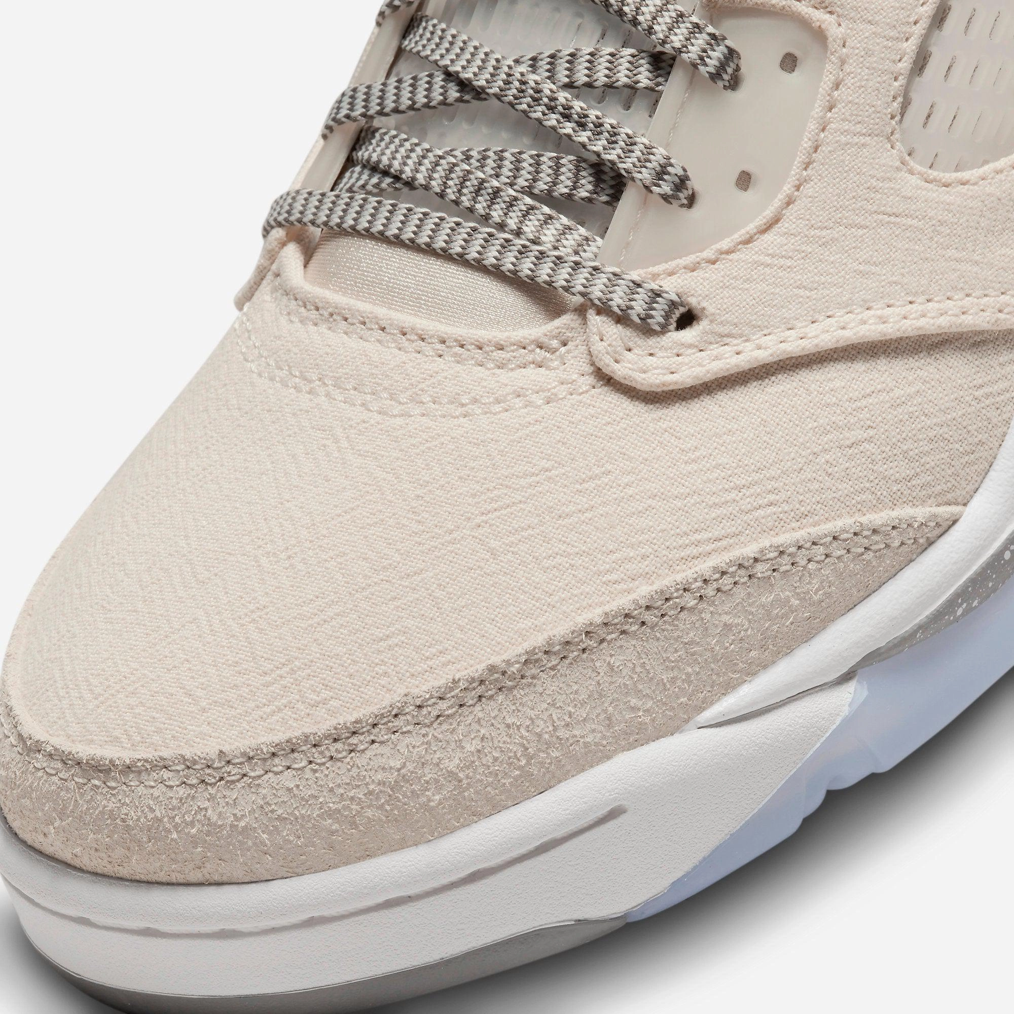 (Men's) Air Jordan 5 Retro SE Craft 'Light Orewood Brown' (2023) FD9222-180 Air Jordan 5 Mesh Panel Basketball Shoes