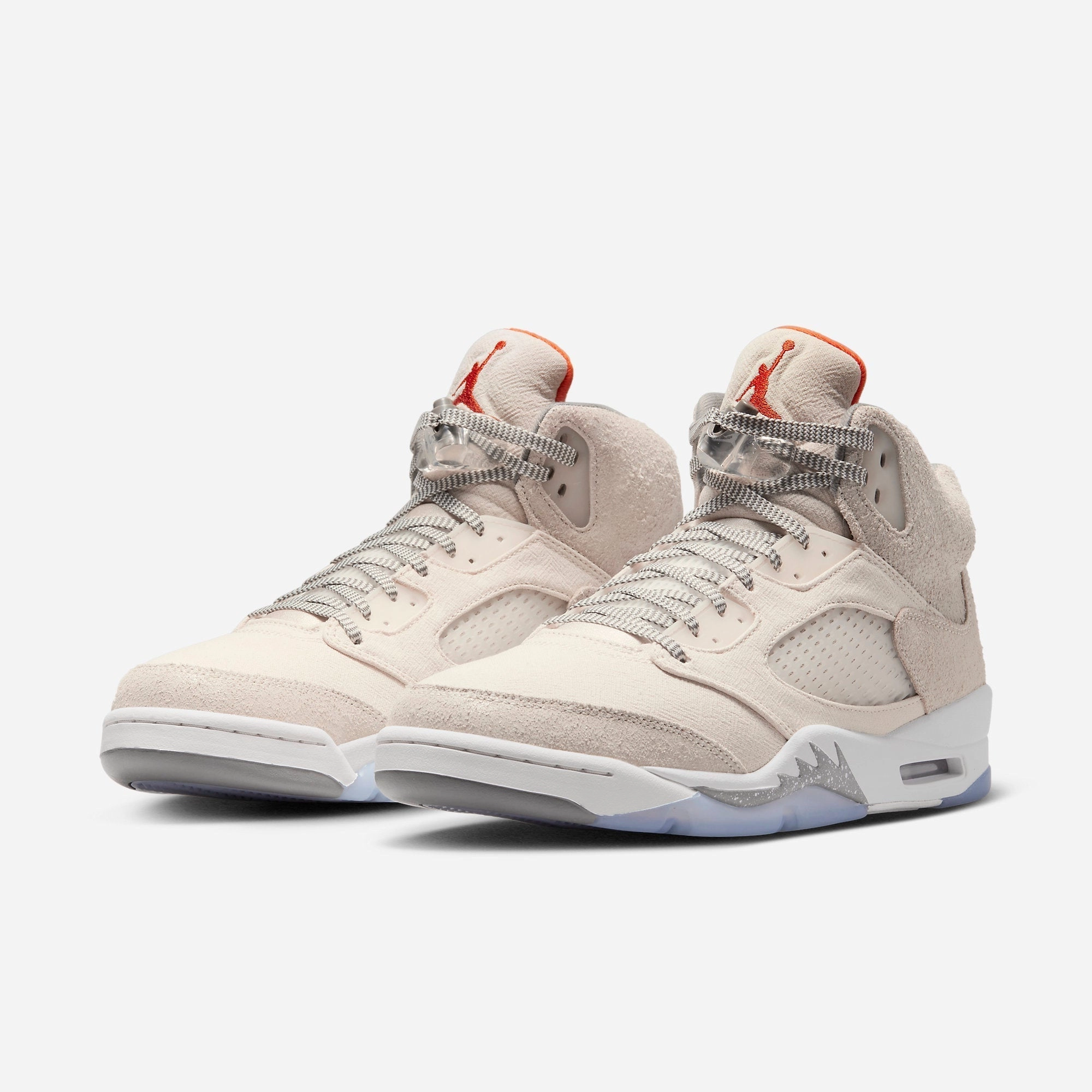 (Men's) Air Jordan 5 Retro SE Craft 'Light Orewood Brown' (2023) FD9222-180 Air Jordan 5 Mesh Panel Basketball Shoes