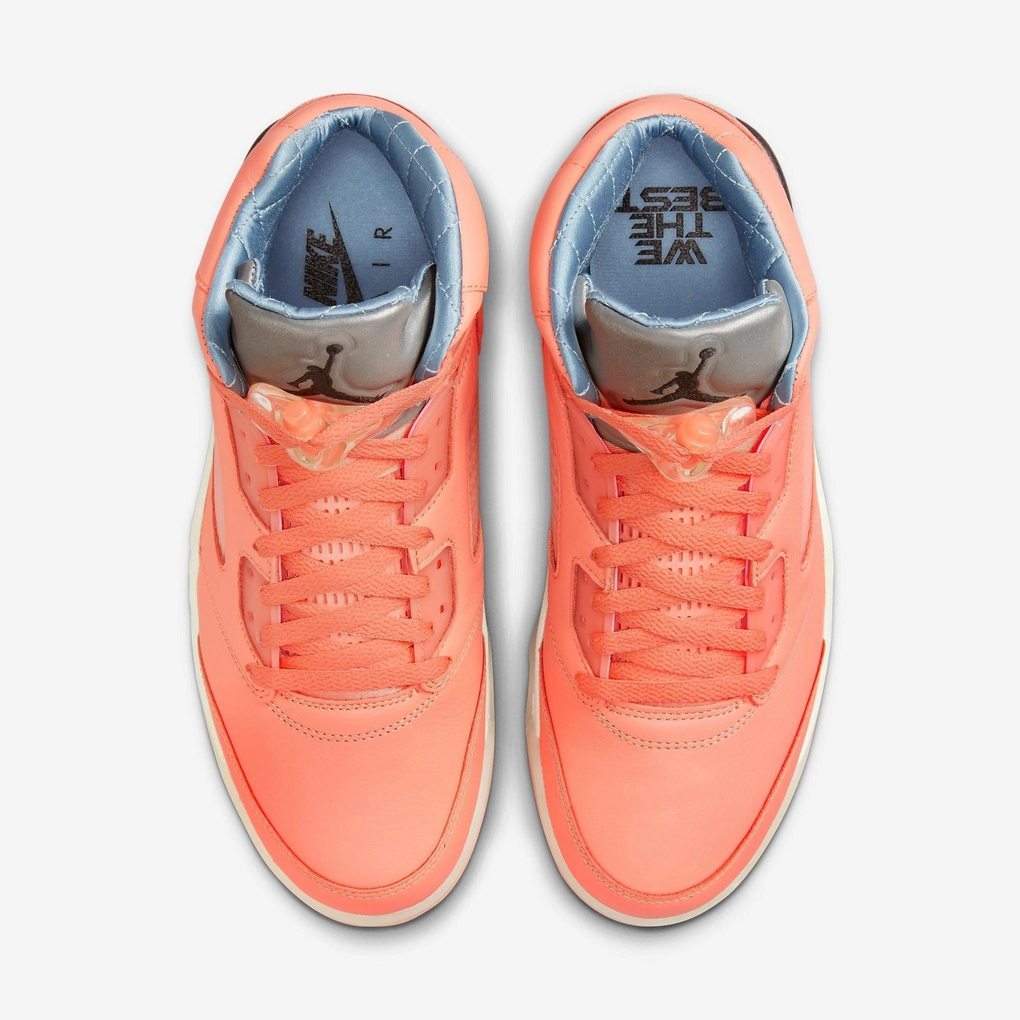 (Men's) Air Jordan 5 Retro SP x DJ Khaled 'We The Best Crimson Bliss' (2022) DV4982-641 Air Jordan 5 Mesh Panel Basketball Shoes