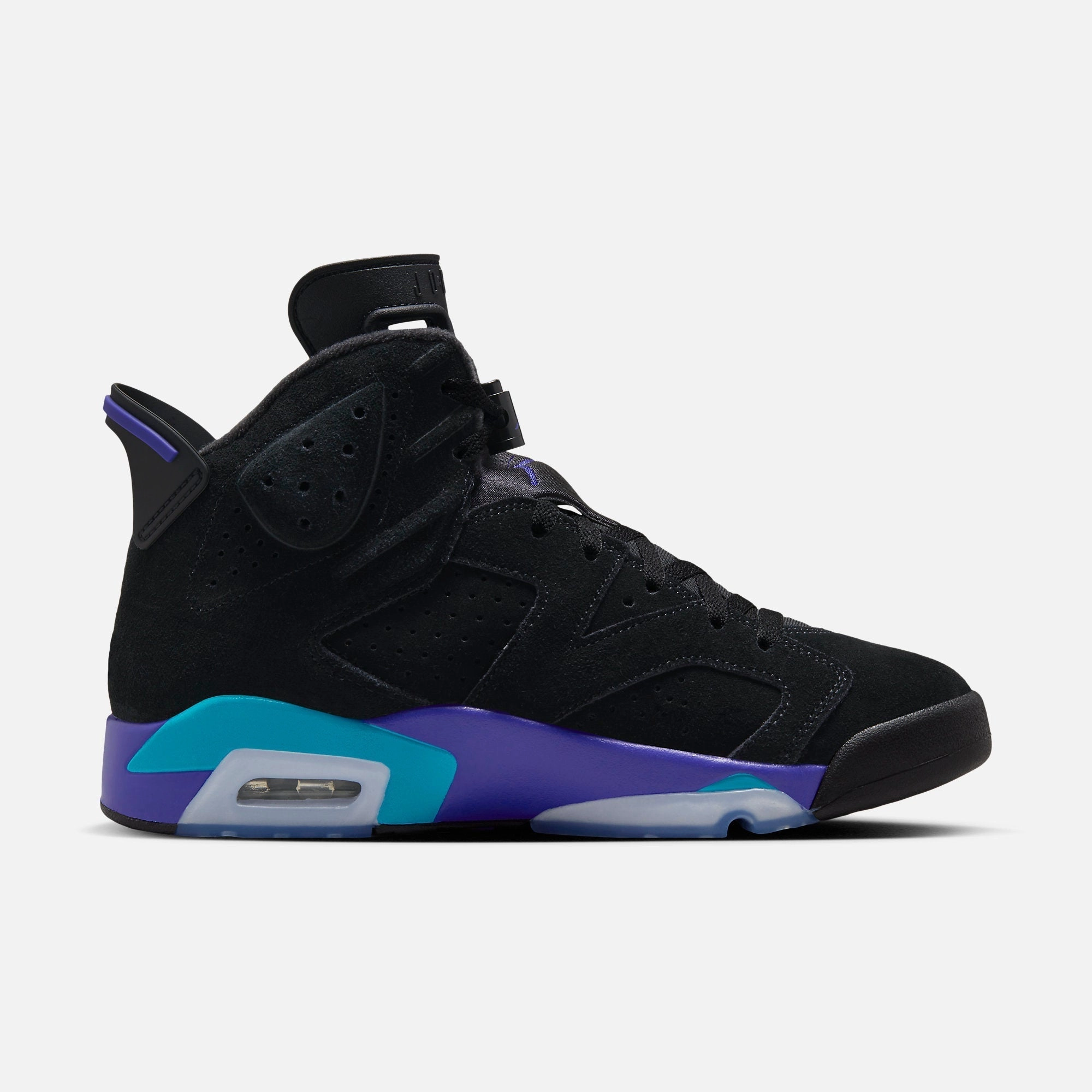 (Men's) Air Jordan 6 Retro 'Black / Aqua' (2023) CT8529-004 Air Jordan 6 Classic High-Top Sneakers