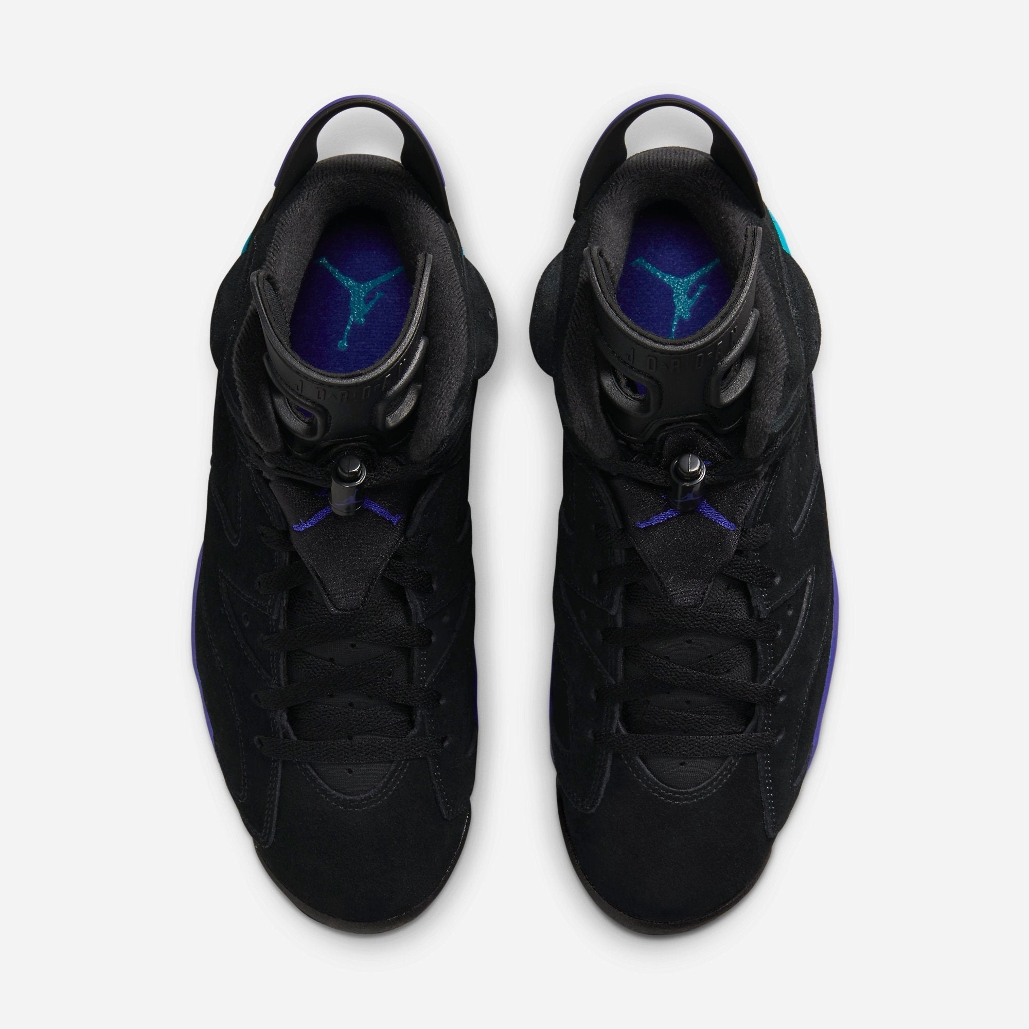 (Men's) Air Jordan 6 Retro 'Black / Aqua' (2023) CT8529-004 Air Jordan 6 Classic High-Top Sneakers