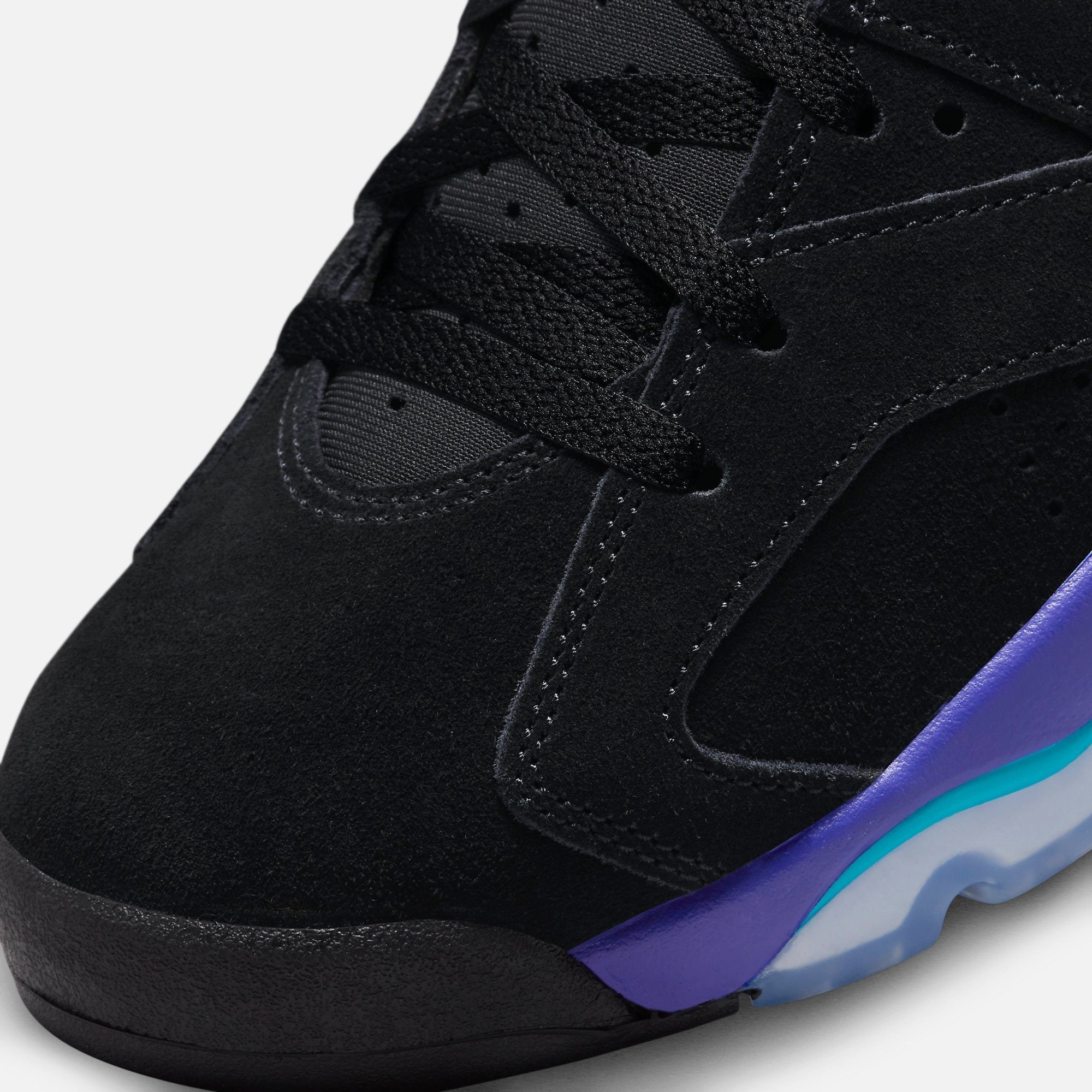 (Men's) Air Jordan 6 Retro 'Black / Aqua' (2023) CT8529-004 Air Jordan 6 Classic High-Top Sneakers