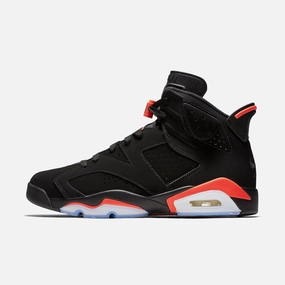 (Men's) Air Jordan 6 Retro 'Black / Infrared' (2019) 384664-060 Air Jordan 6 high-top shoes for hoop fans