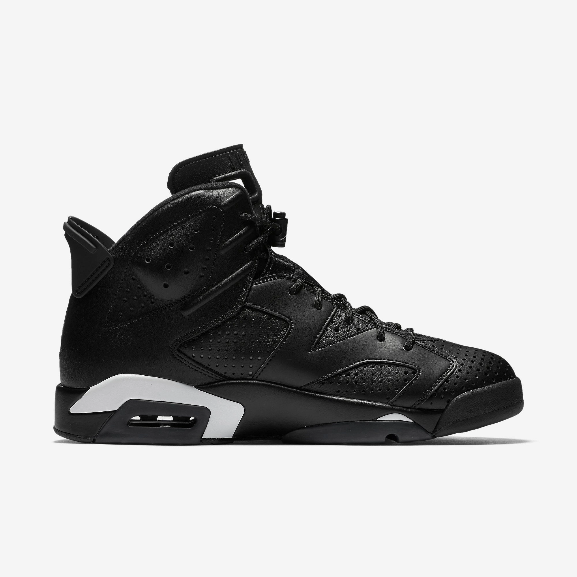(Men's) Air Jordan 6 Retro 'Black Cat' (2016) 384664-020 Air Jordan 6 Classic High-Top Sneakers