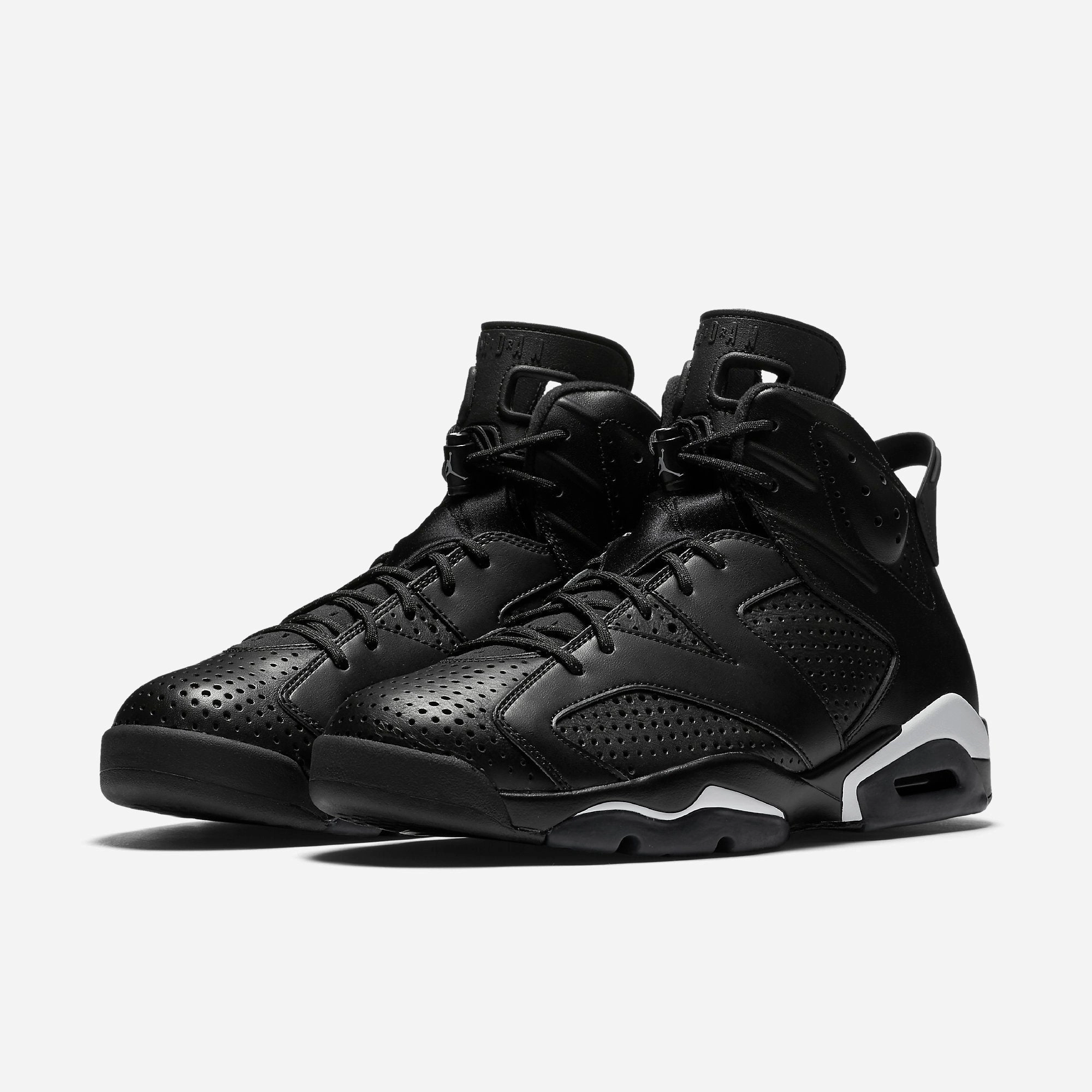 (Men's) Air Jordan 6 Retro 'Black Cat' (2016) 384664-020 Air Jordan 6 Classic High-Top Sneakers