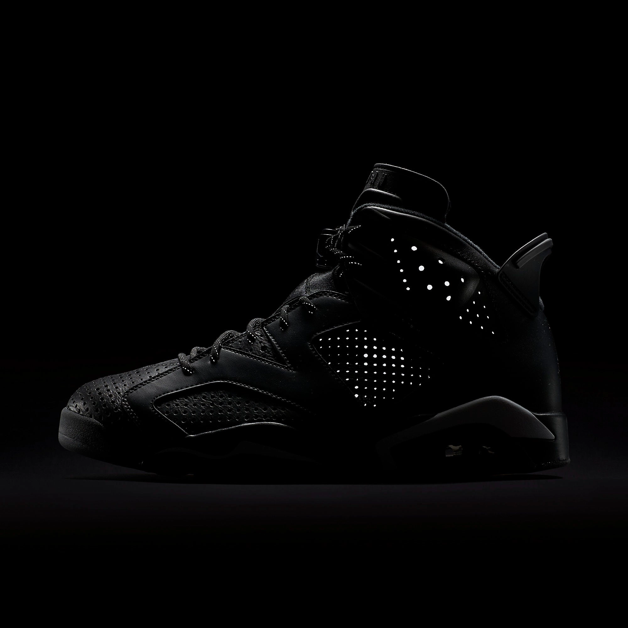 (Men's) Air Jordan 6 Retro 'Black Cat' (2016) 384664-020 Air Jordan 6 Classic High-Top Sneakers