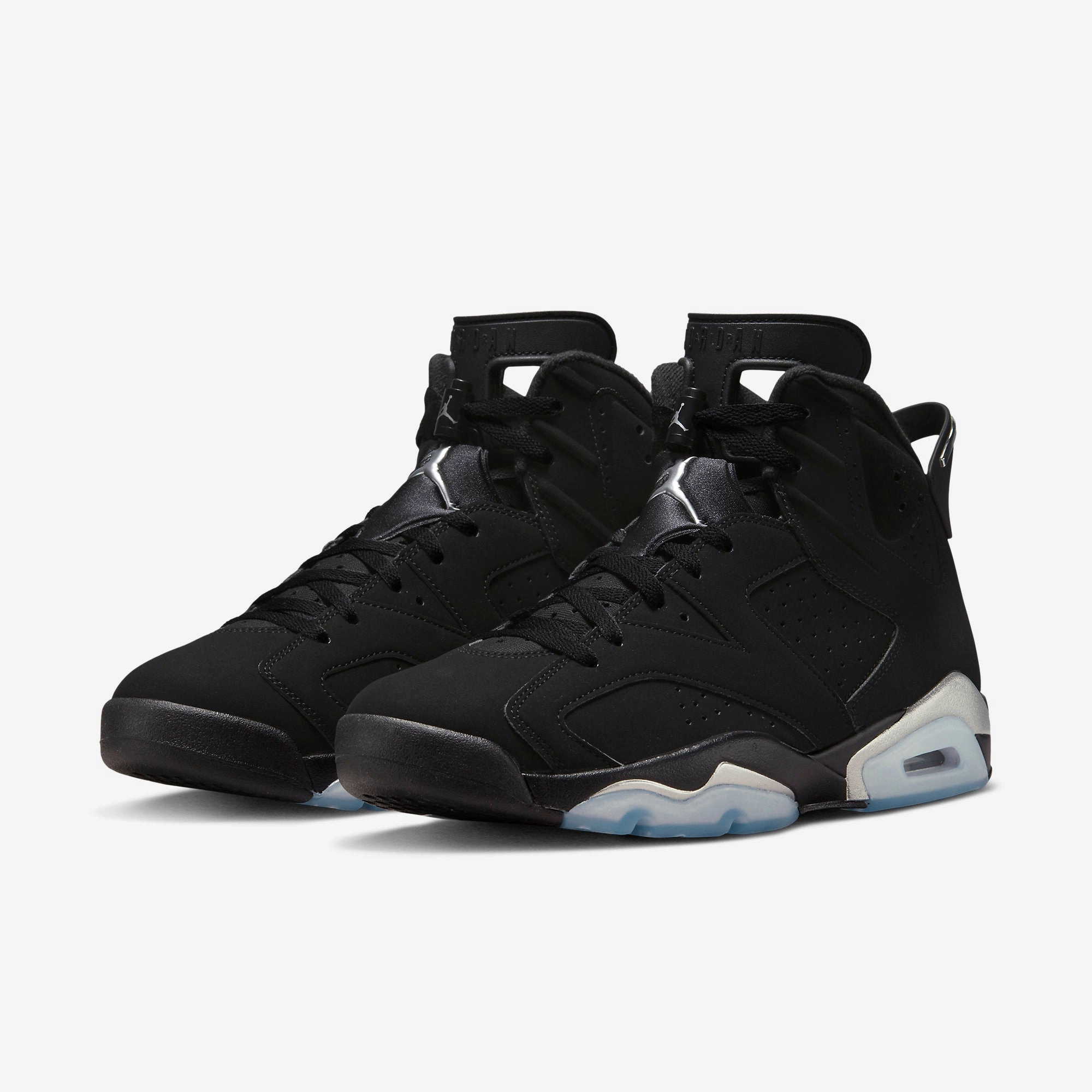 (Men's) Air Jordan 6 Retro 'Chrome / Metallic Silver (2022) DX2836-001 Air Jordan 6 Classic High-Top Sneakers