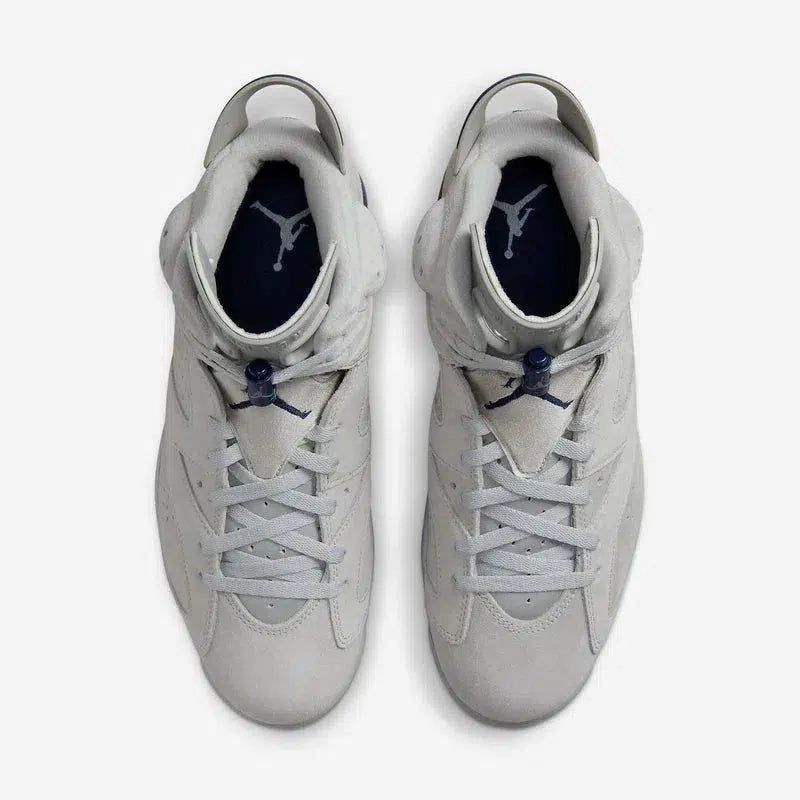 (Men's) Air Jordan 6 Retro 'Georgetown Hoyas' (2022) CT8529-012 Air Jordan 6 Classic High-Top Sneakers