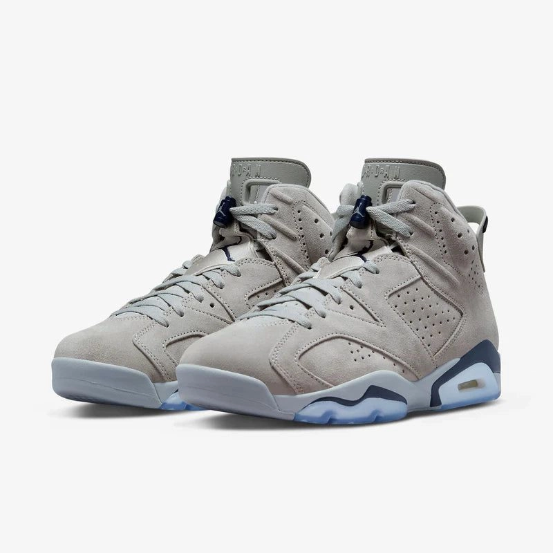 (Men's) Air Jordan 6 Retro 'Georgetown Hoyas' (2022) CT8529-012 Air Jordan 6 Classic High-Top Sneakers