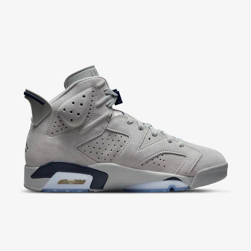 (Men's) Air Jordan 6 Retro 'Georgetown Hoyas' (2022) CT8529-012 Air Jordan 6 Classic High-Top Sneakers