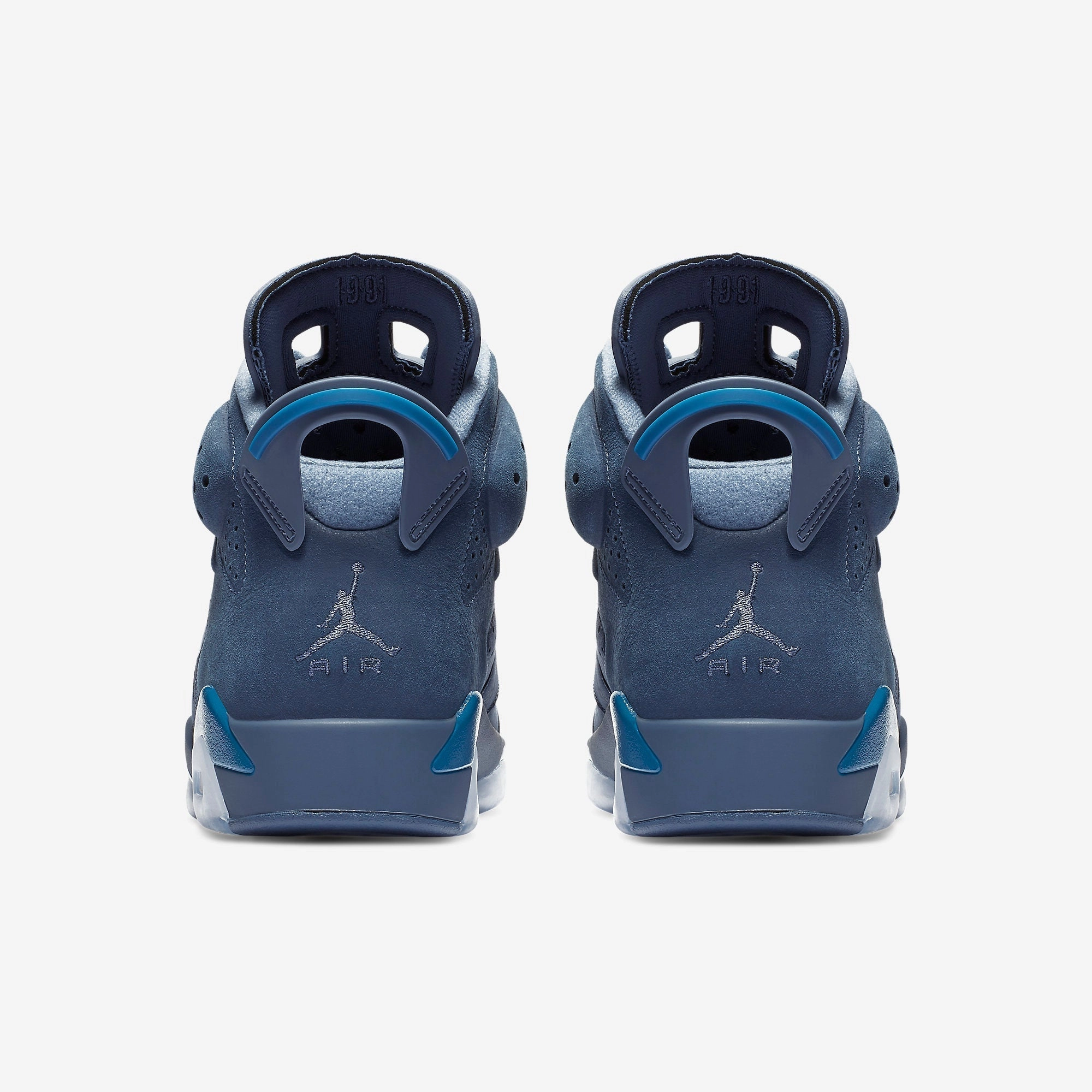(Men's) Air Jordan 6 Retro 'Jimmy Butler PE / Diffused Blue' (2018) 384664-400 Air Jordan 6 Classic High-Top Sneakers