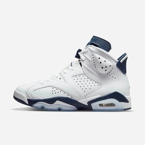 (Men's) Air Jordan 6 Retro 'Midnight Navy' (2022) CT8529-141 Air Jordan 6 high-top shoes for hoop fans