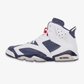 (Men's) Air Jordan 6 Retro 'Olympic' (2012) 384664-130 Air Jordan 6 high-top shoes for hoop fans