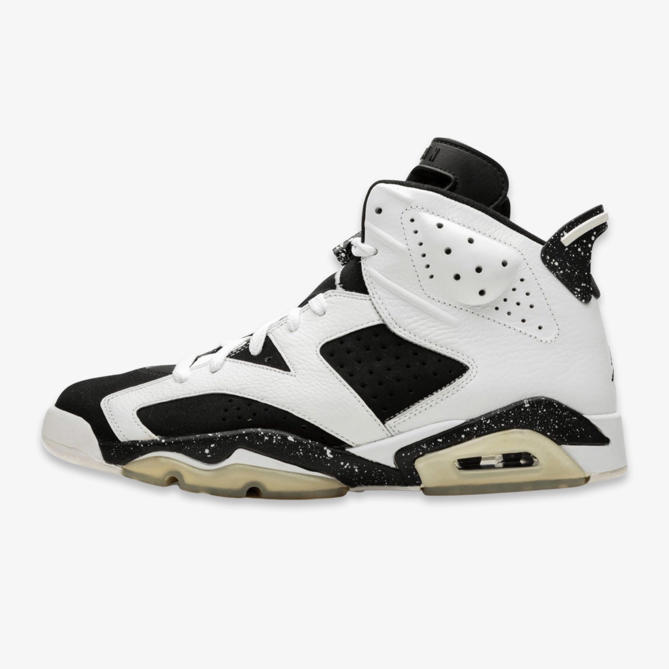 (Men's) Air Jordan 6 Retro 'Oreo' (2010) 384664-101 Air Jordan 6 high-top shoes for hoop fans