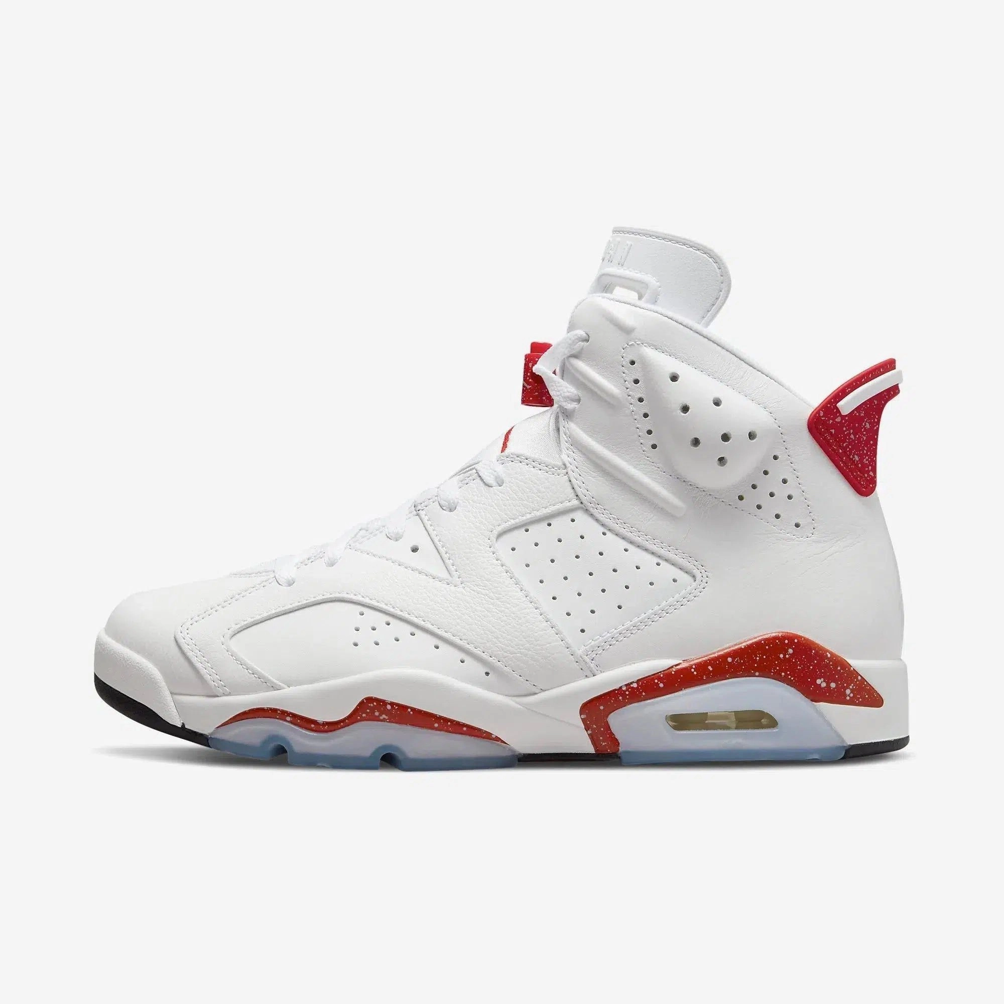 (Men's) Air Jordan 6 Retro 'Red Oreo' (2022) CT8529-162 Air Jordan 6 high-top shoes for hoop fans