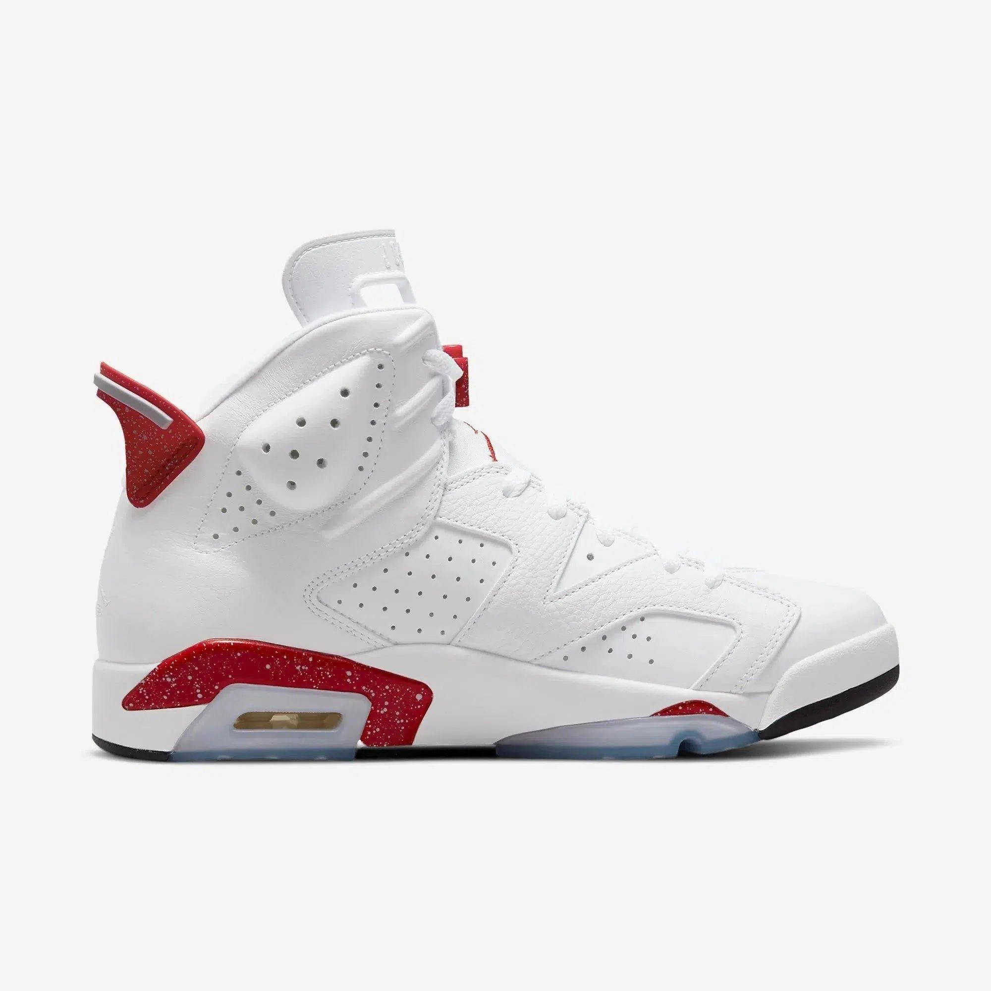 (Men's) Air Jordan 6 Retro 'Red Oreo' (2022) CT8529-162 Air Jordan 6 Classic High-Top Sneakers