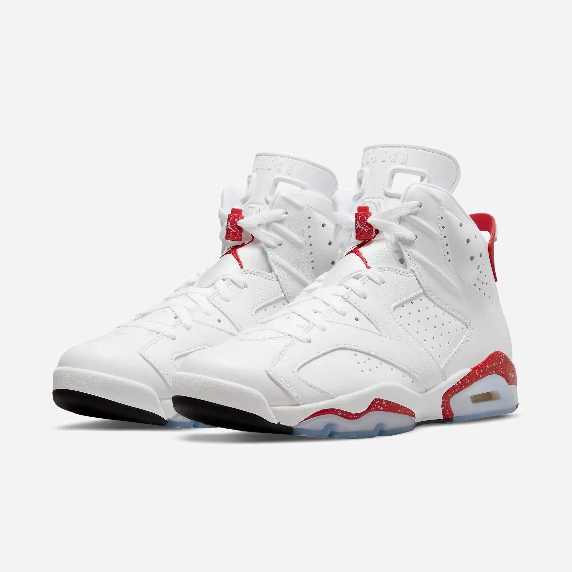 (Men's) Air Jordan 6 Retro 'Red Oreo' (2022) CT8529-162 Air Jordan 6 Classic High-Top Sneakers