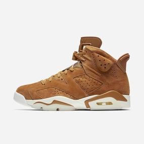 (Men's) Air Jordan 6 Retro 'Wheat' (2017) 384664-705 Air Jordan 6 high-top shoes for hoop fans