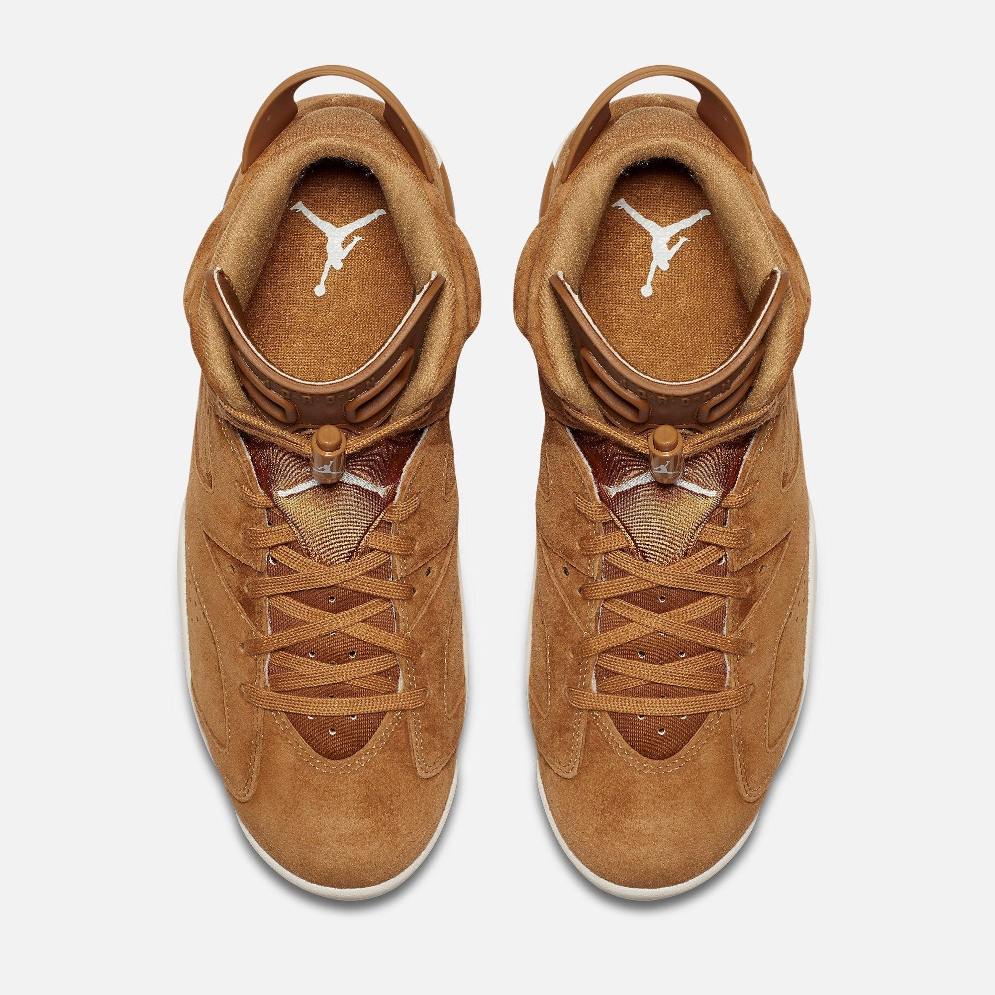 (Men's) Air Jordan 6 Retro 'Wheat' (2017) 384664-705 Air Jordan 6 Classic High-Top Sneakers