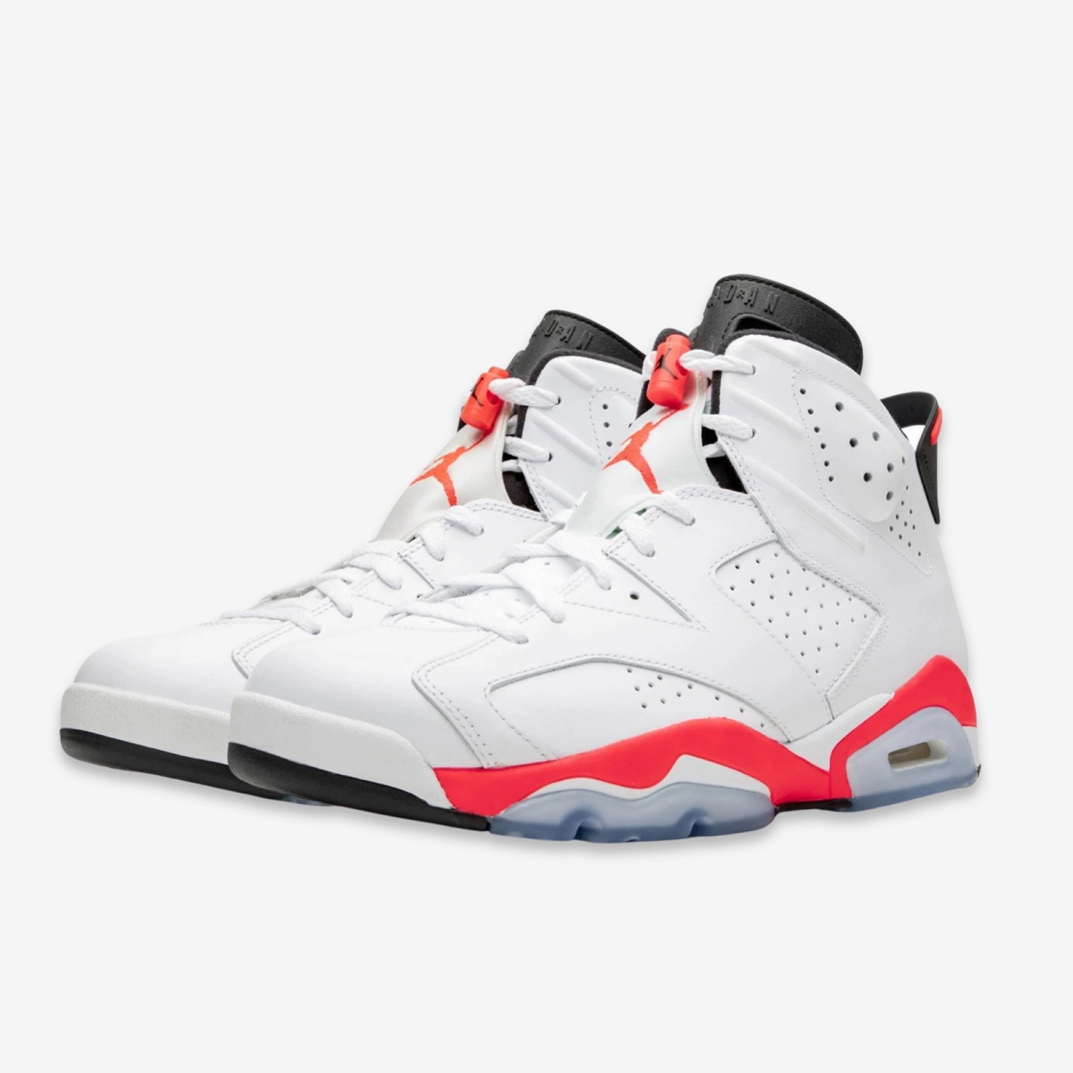 (Men's) Air Jordan 6 Retro 'White / Infrared' (2014) 384664-123 Air Jordan 6 Classic High-Top Sneakers