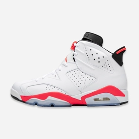 (Men's) Air Jordan 6 Retro 'White / Infrared' (2014) 384664-123 Air Jordan 6 high-top shoes for hoop fans