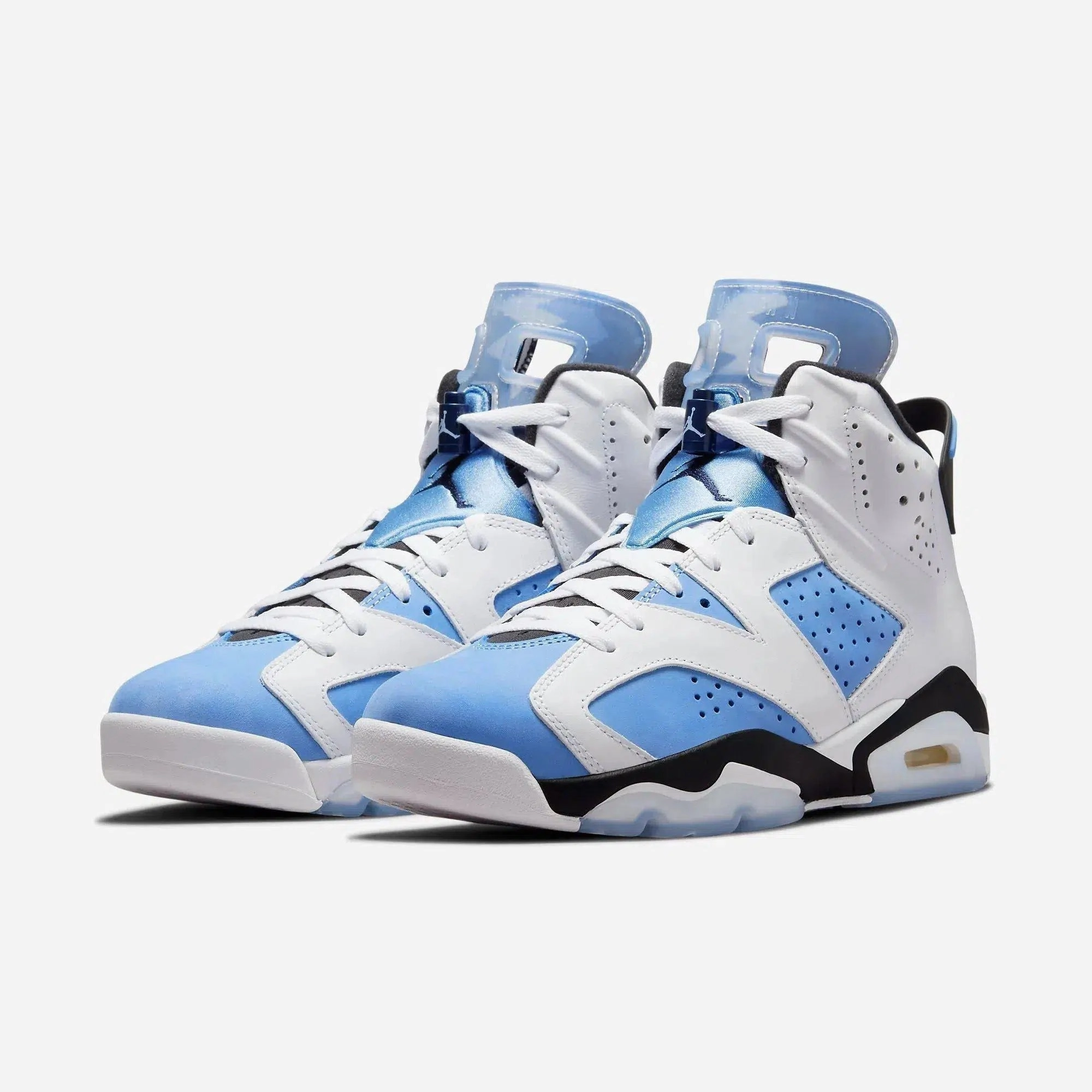 (Men's) Air Jordan 6 Retro 'White / UNC University Blue' (2022) CT8529-410 Air Jordan 6 Classic High-Top Sneakers