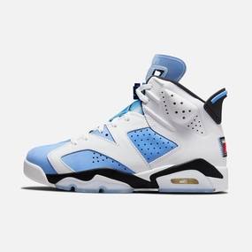 (Men's) Air Jordan 6 Retro 'White / UNC University Blue' (2022) CT8529-410 Air Jordan 6 high-top shoes for hoop fans