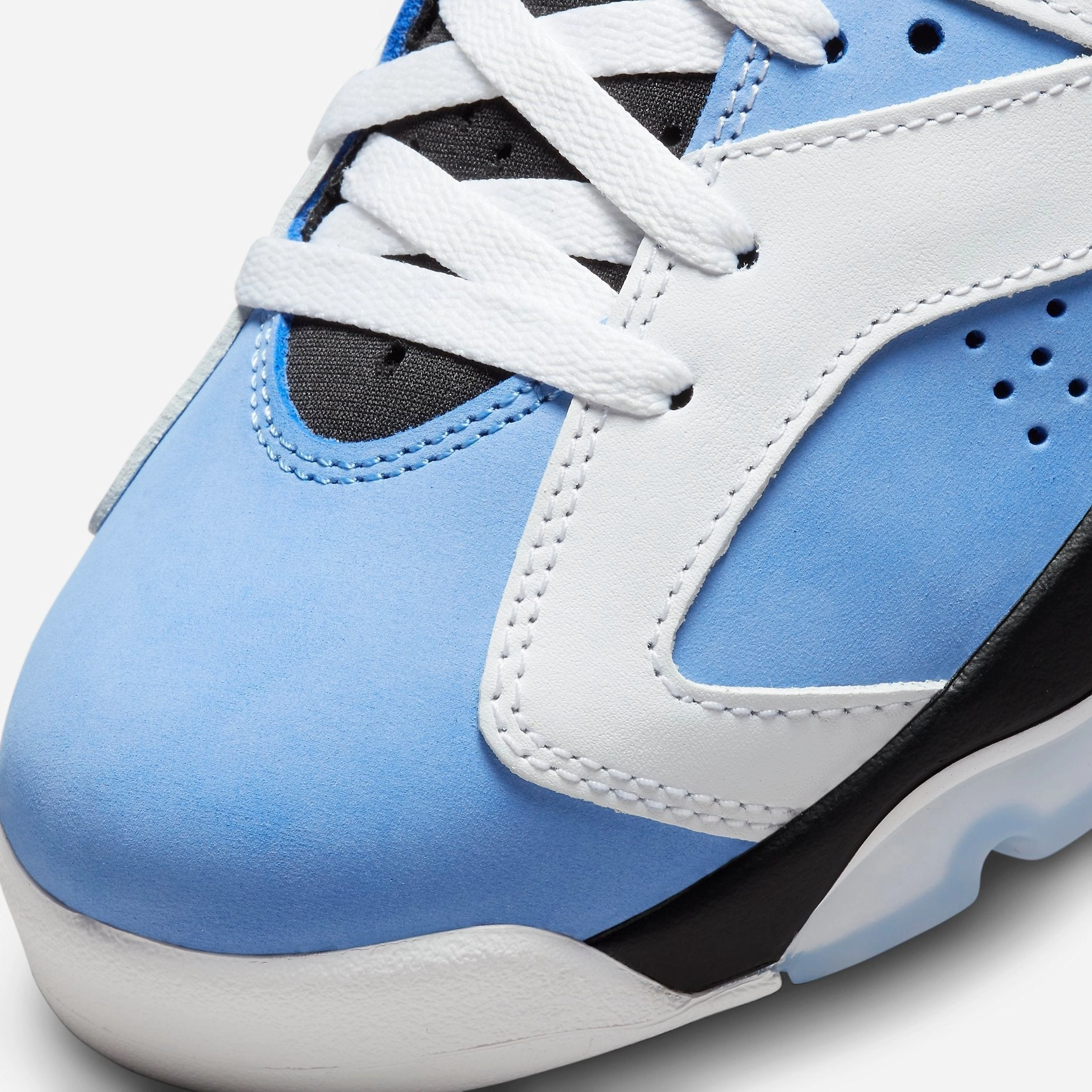 (Men's) Air Jordan 6 Retro 'White / UNC University Blue' (2022) CT8529-410 Air Jordan 6 Classic High-Top Sneakers