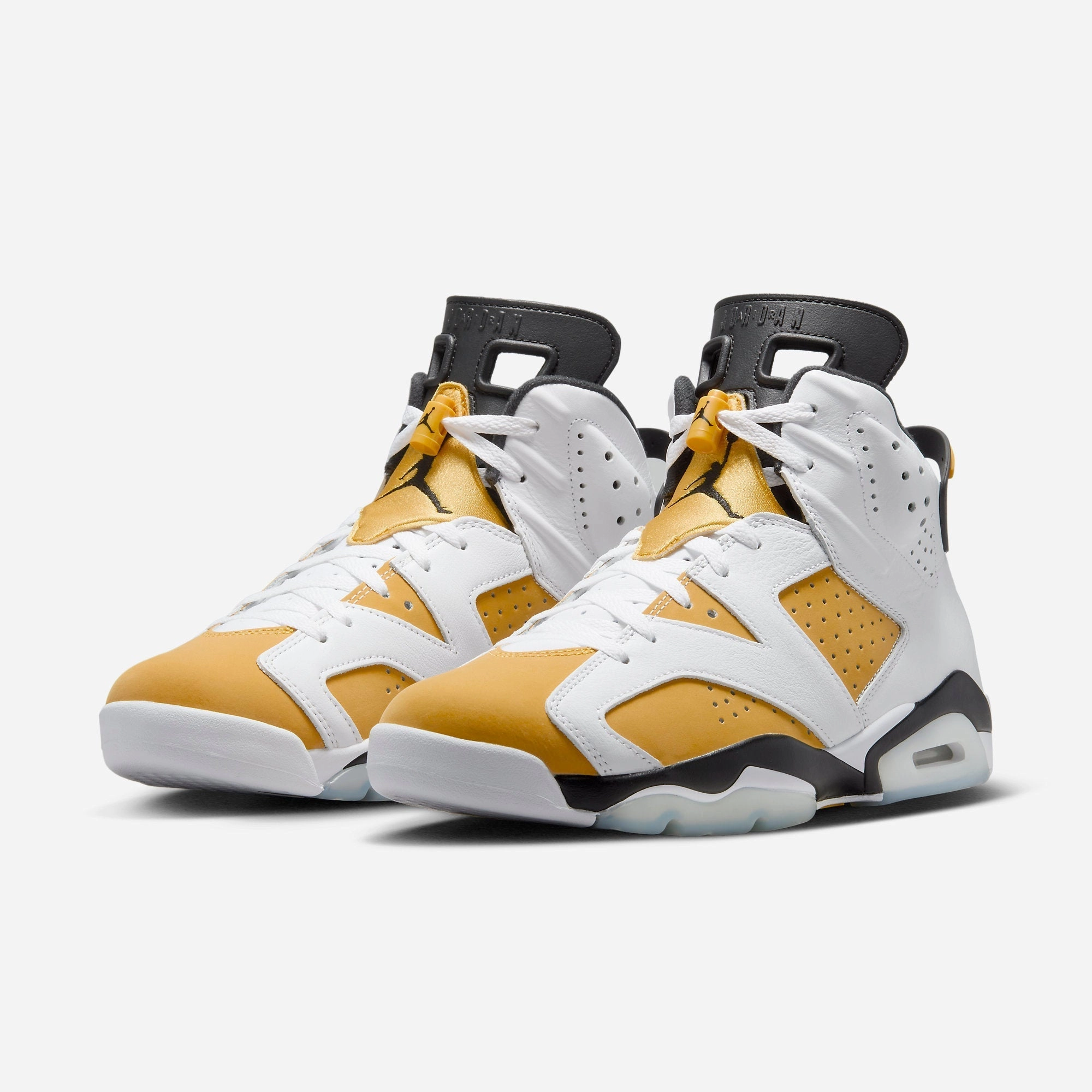 (Men's) Air Jordan 6 Retro 'White / Yellow Ochre' (2024) CT8529-170 Air Jordan 6 Classic High-Top Sneakers
