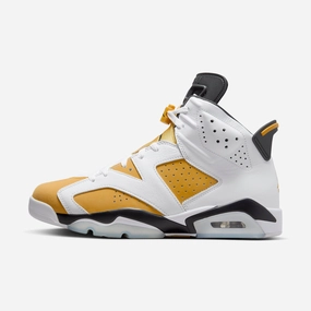 (Men's) Air Jordan 6 Retro 'White / Yellow Ochre' (2024) CT8529-170 Air Jordan 6 high-top shoes for hoop fans