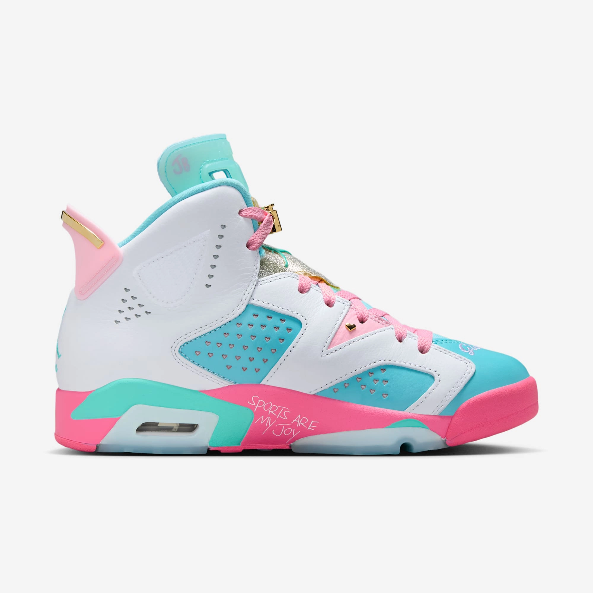 (Men's) Air Jordan 6 Retro DB x Jillian Beagley 'Doernbecher' (2025) IB6059-920 Air Jordan 6 Classic High-Top Sneakers