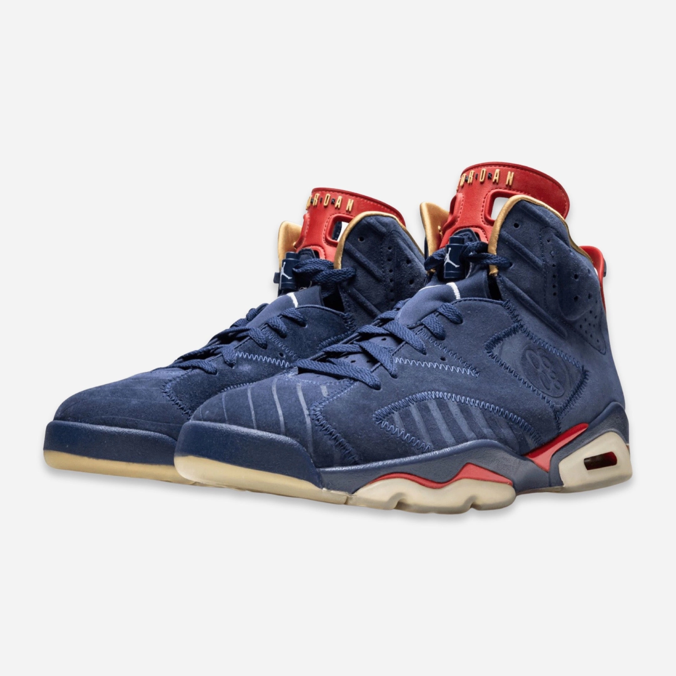 (Men's) Air Jordan 6 Retro DB x Jordan Dark 'Doernbecher' (2009) 392789-401 Air Jordan 6 Classic High-Top Sneakers