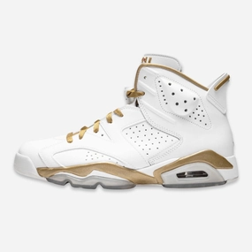 (Men's) Air Jordan 6 Retro Golden Moments 'GMP' (2012) 384664-135 Air Jordan 6 high-top shoes for hoop fans