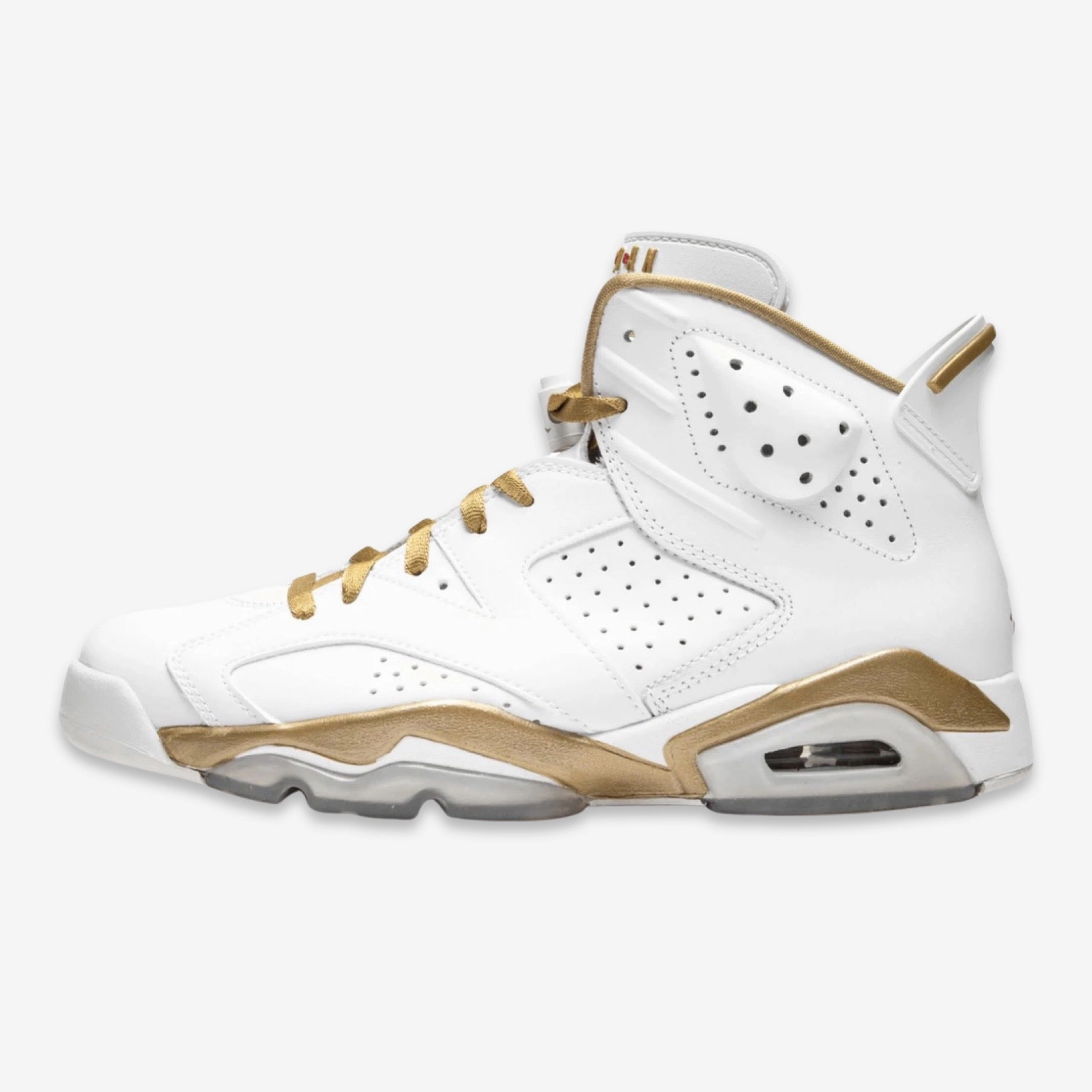 (Men's) Air Jordan 6 Retro Golden Moments 'GMP' (2012) 384664-135 Air Jordan 6 high-top shoes for hoop fans
