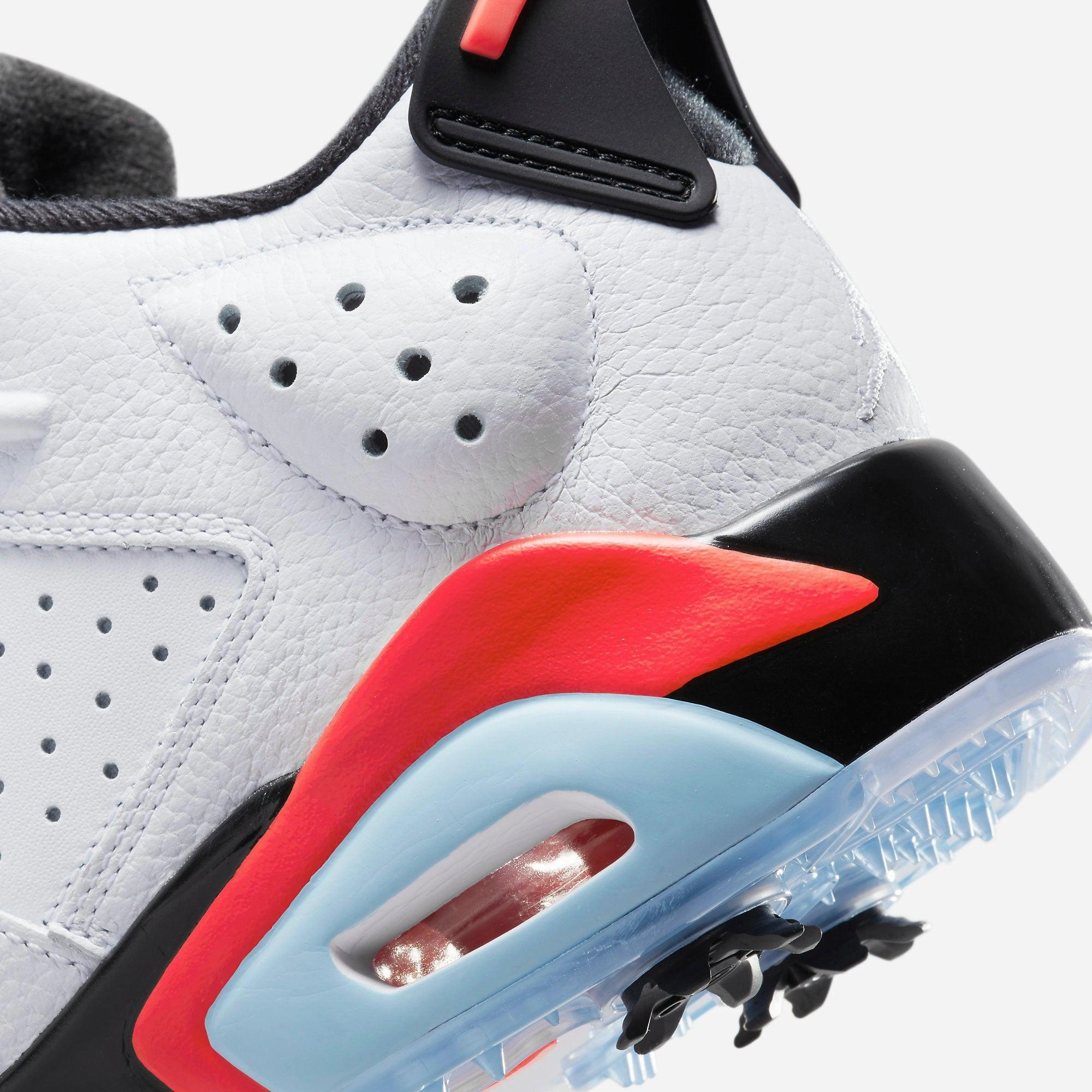 (Men's) Air Jordan 6 Retro Low Golf 'White Infrared' (2023) DV1376-106 Air Jordan 6 Classic High-Top Sneakers