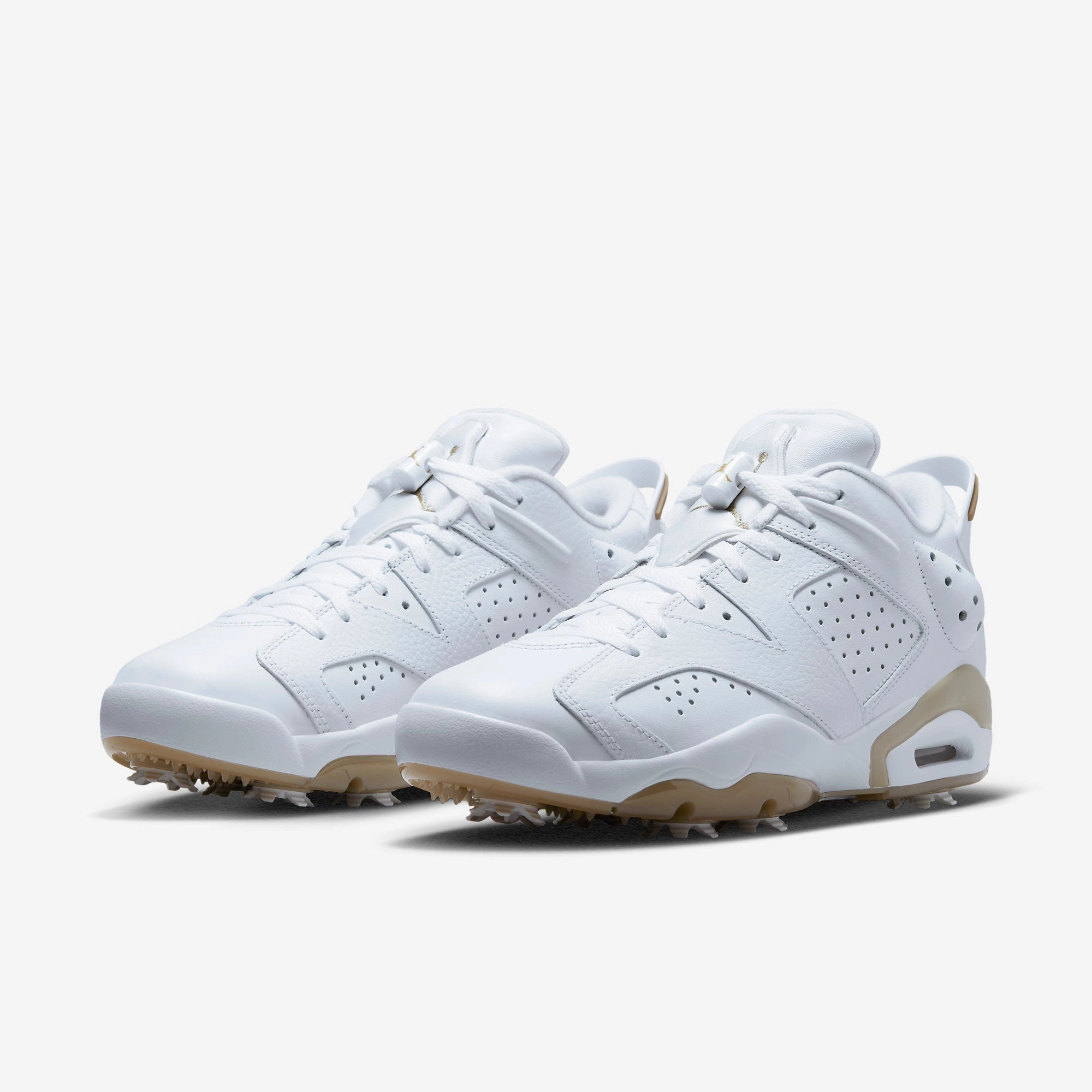 (Men's) Air Jordan 6 Retro Low Golf 'White Khaki' (2023) DV1376-100 Air Jordan 6 Classic High-Top Sneakers