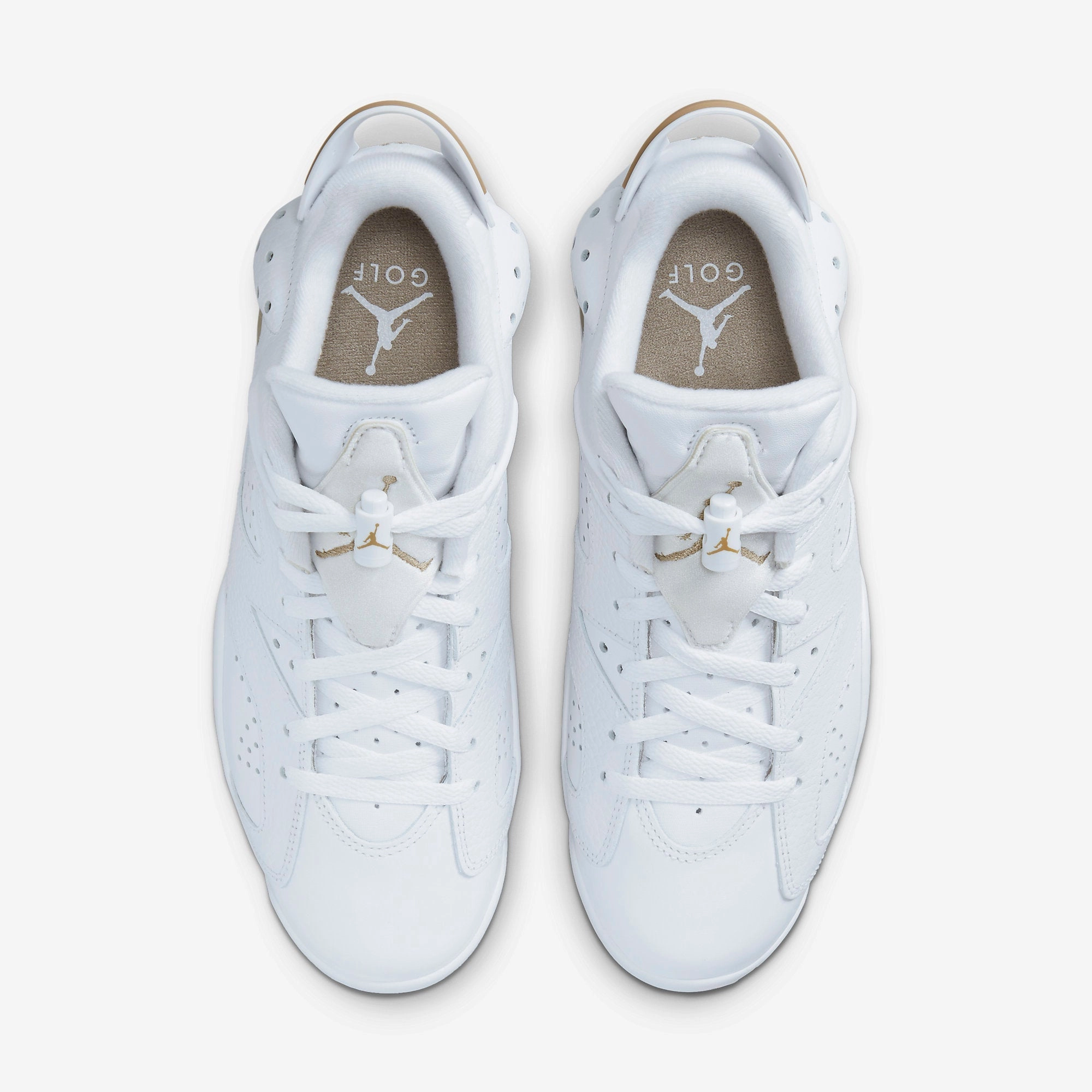 (Men's) Air Jordan 6 Retro Low Golf 'White Khaki' (2023) DV1376-100 Air Jordan 6 Classic High-Top Sneakers