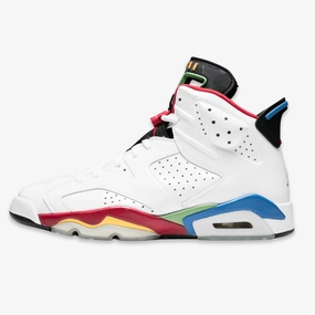 (Men's) Air Jordan 6 Retro Olympic 'Beijing Flag' (2008) 325387-161 Air Jordan 6 high-top shoes for hoop fans