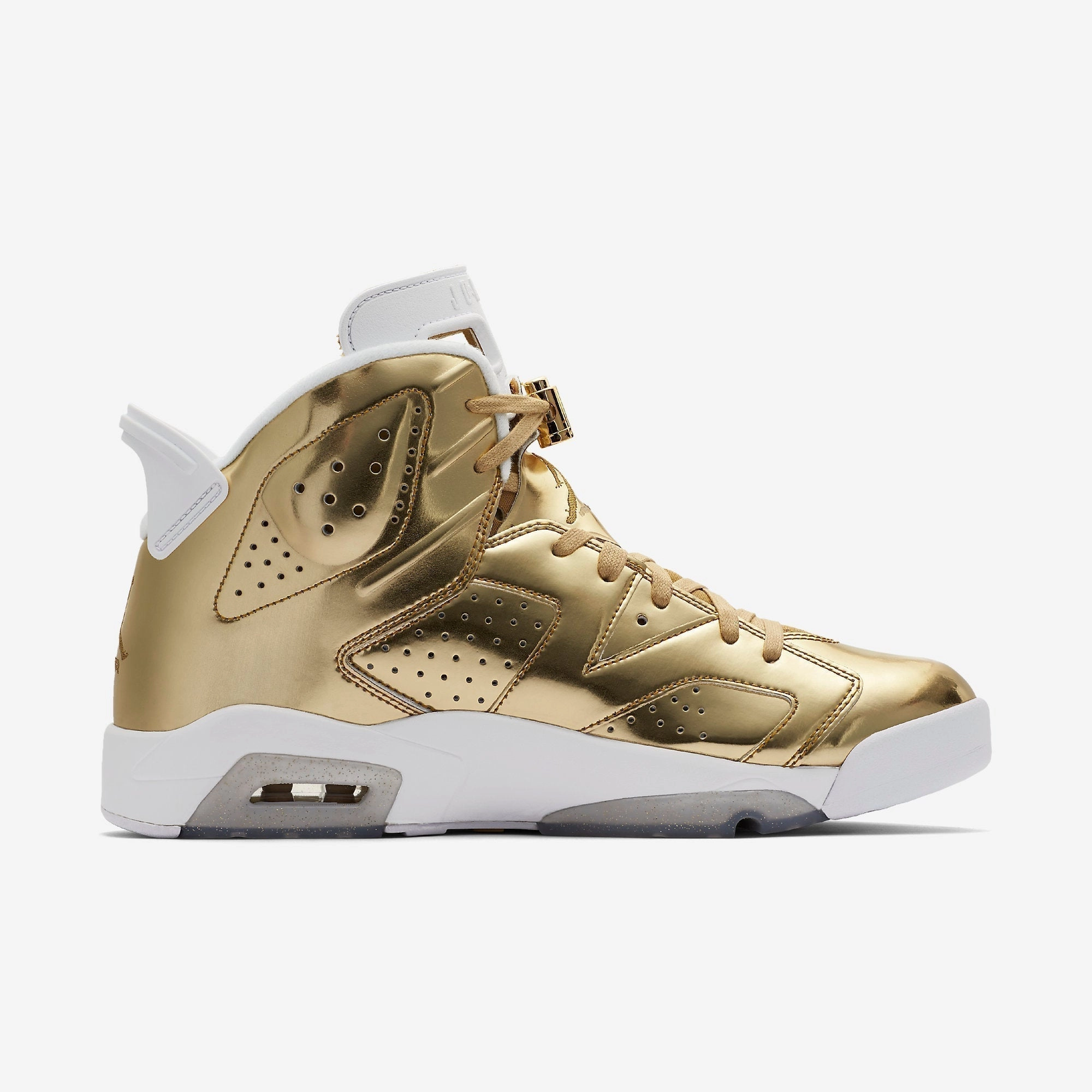 (Men's) Air Jordan 6 Retro Pinnacle 'Metallic Gold' (2016) 854271-730 Air Jordan 6 Classic High-Top Sneakers